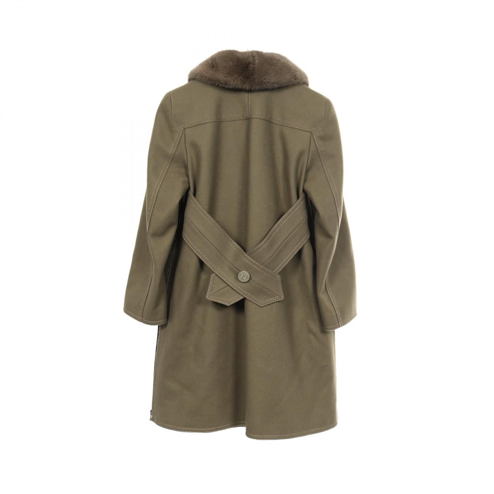 Fendi Fendi Fendi Wool Cashmere Coat Textile Outerwear DUTY FREE for USA Size ONE SIZE - 2 Thumbnail