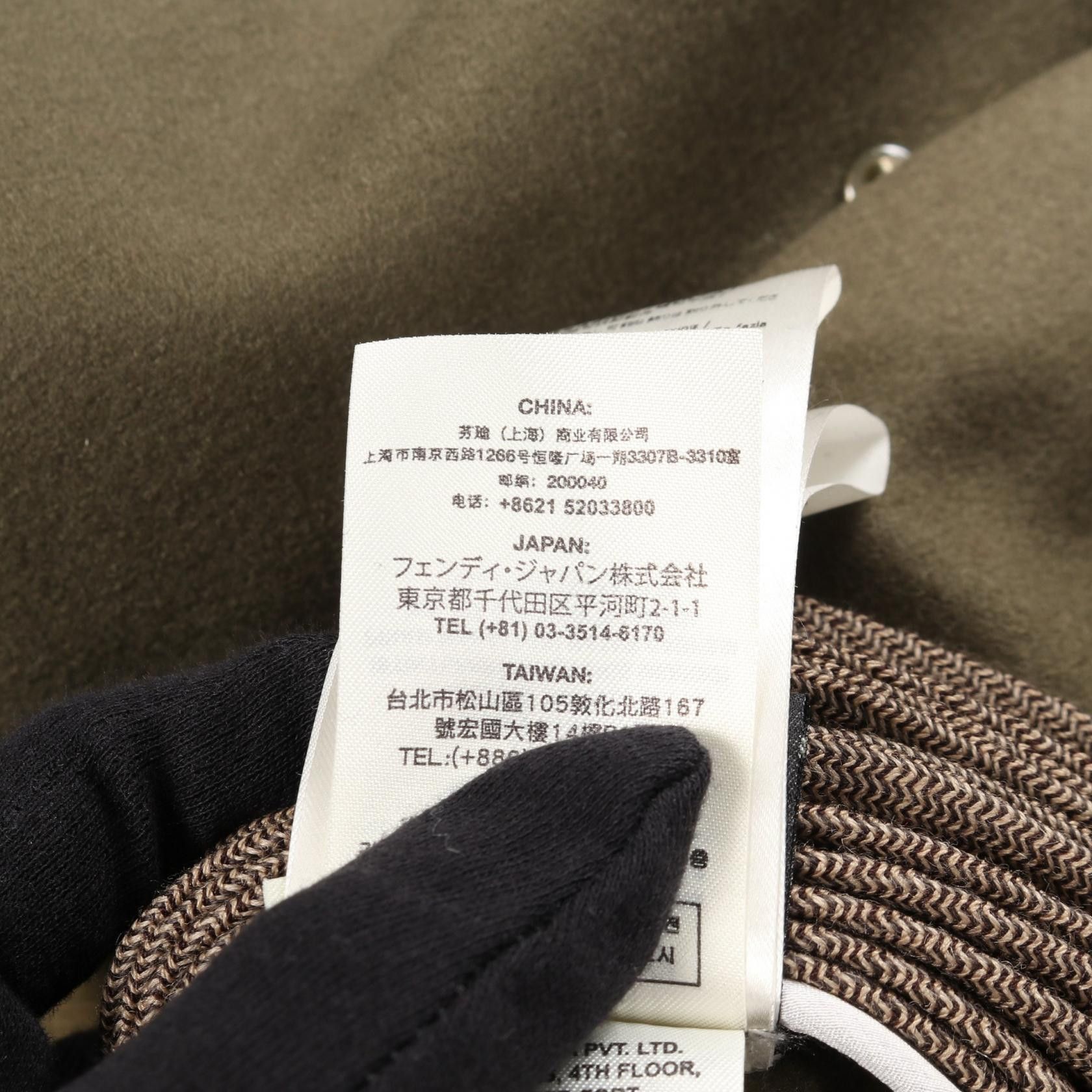 Fendi Fendi Fendi Wool Cashmere Coat Textile Outerwear DUTY FREE for USA Size ONE SIZE - 4 Thumbnail