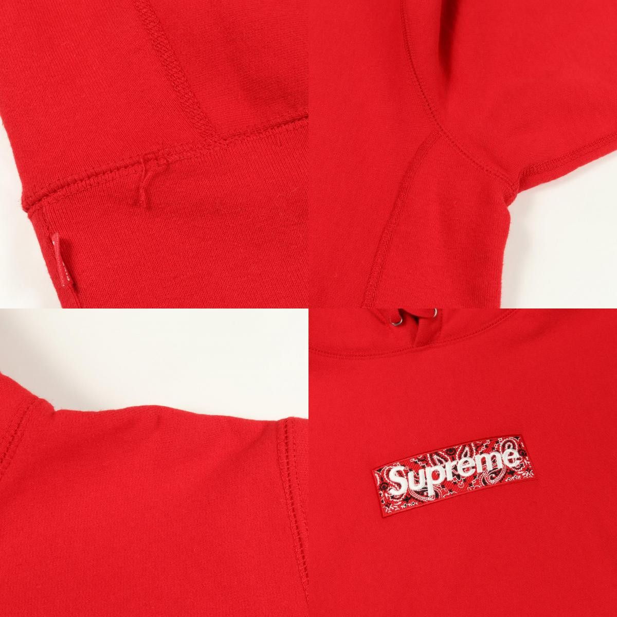 Supreme Supreme Supreme Bandana Box Logo Cotton Hoodie Textile Sweatshirts & Hoodies DUTY FREE for USA Size ONE SIZE - 10 Thumbnail