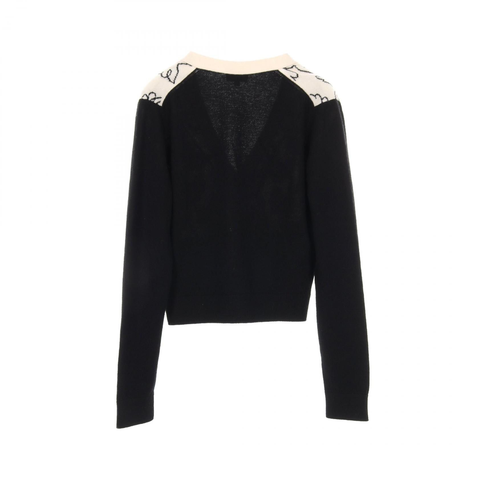 Chanel Chanel Chanel Camellia Button Cashmere Cardigan Textile Tops DUTY FREE for USA Size ONE SIZE - 2 Thumbnail