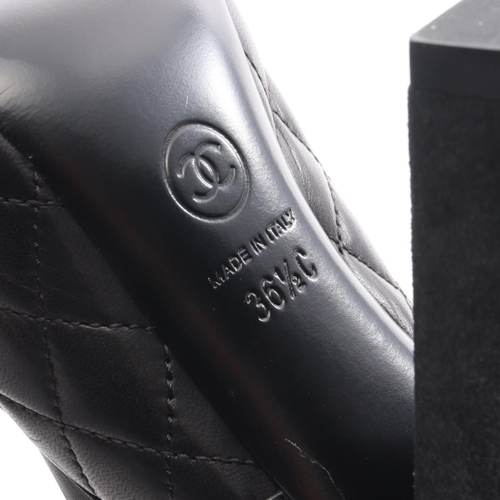 Chanel Chanel Chanel Coco Mark Leather Boots Leather Shoes G28710 DUTY FREE for USA Size ONE SIZE - 6 Thumbnail