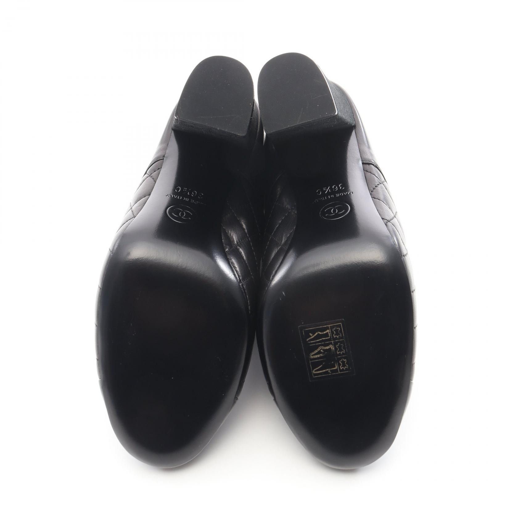 Chanel Chanel Chanel Coco Mark Leather Boots Leather Shoes G28710 DUTY FREE for USA Size ONE SIZE - 4 Thumbnail