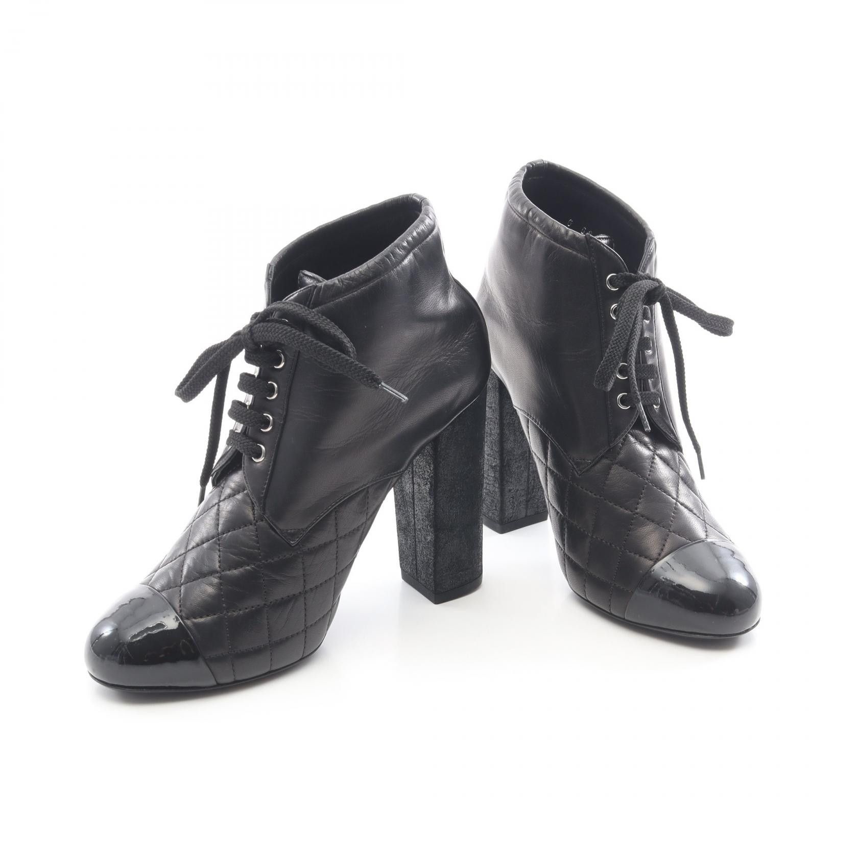 Chanel Chanel Chanel Coco Mark Leather Boots Leather Shoes G28710 DUTY FREE for USA Size ONE SIZE - 3 Thumbnail