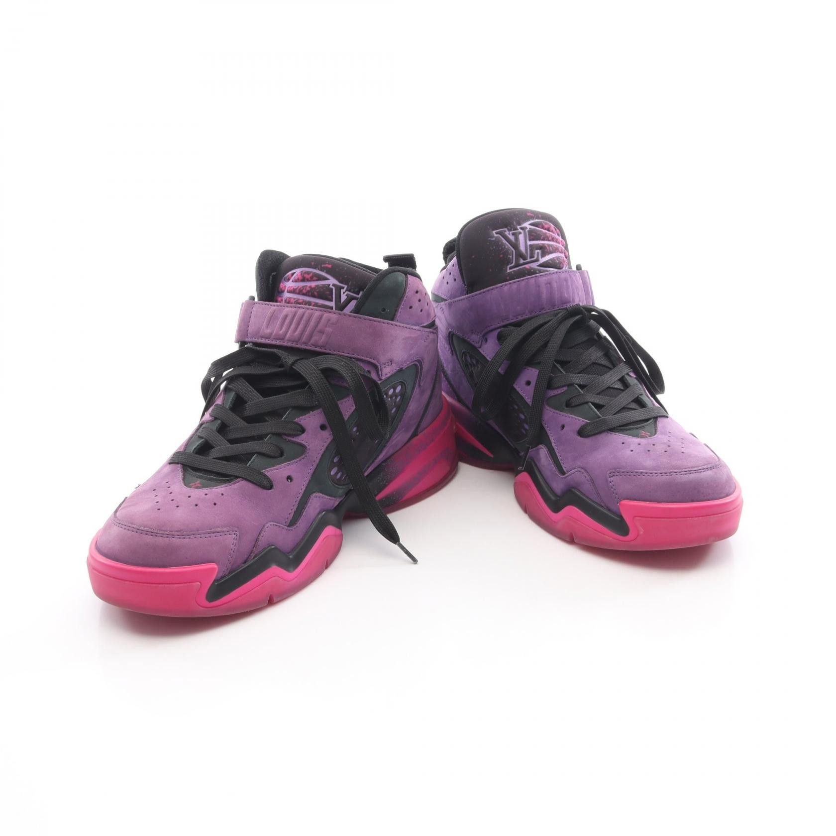 Louis Vuitton Louis Vuitton Louis Vuitton LV Trainer 2 Sneakers Textile Shoes DUTY FREE for USA Size ONE SIZE - 3 Thumbnail
