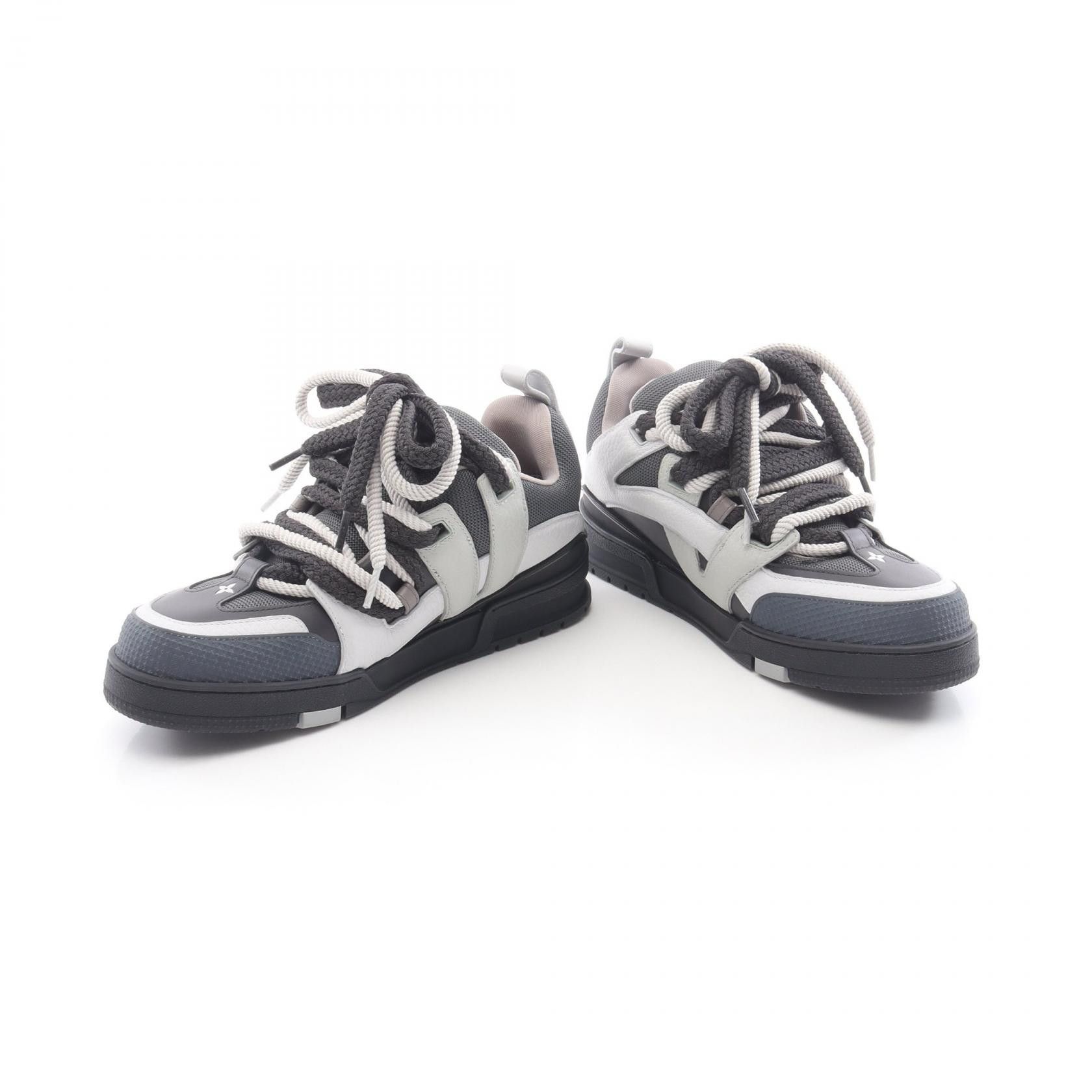 Louis Vuitton Louis Vuitton Louis Vuitton LV Skate Line Leather Sneakers Leather Shoes DUTY FREE for USA Size ONE SIZE - 3 Thumbnail