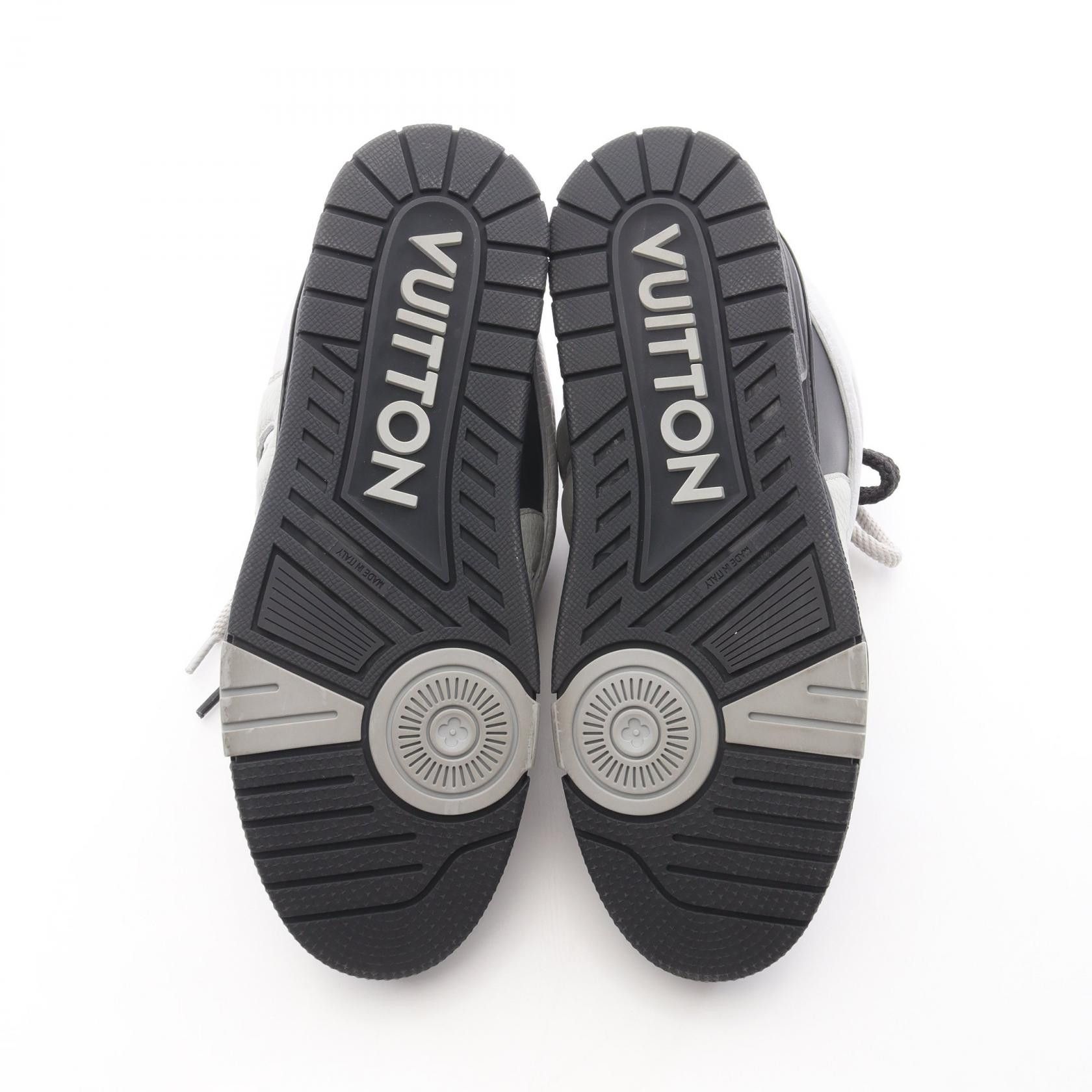 Louis Vuitton Louis Vuitton Louis Vuitton LV Skate Line Leather Sneakers Leather Shoes DUTY FREE for USA Size ONE SIZE - 4 Thumbnail