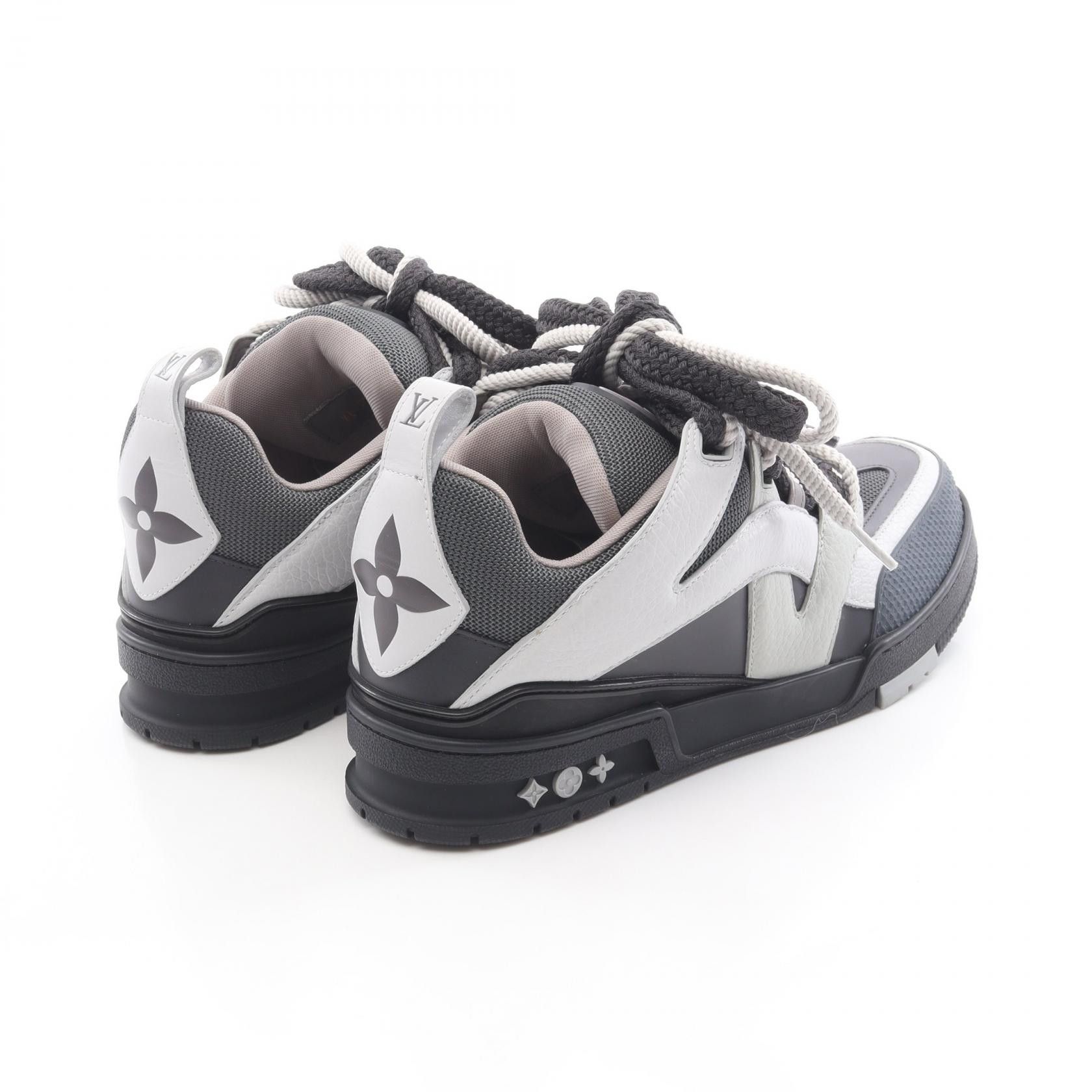 Louis Vuitton Louis Vuitton Louis Vuitton LV Skate Line Leather Sneakers Leather Shoes DUTY FREE for USA Size ONE SIZE - 2 Thumbnail