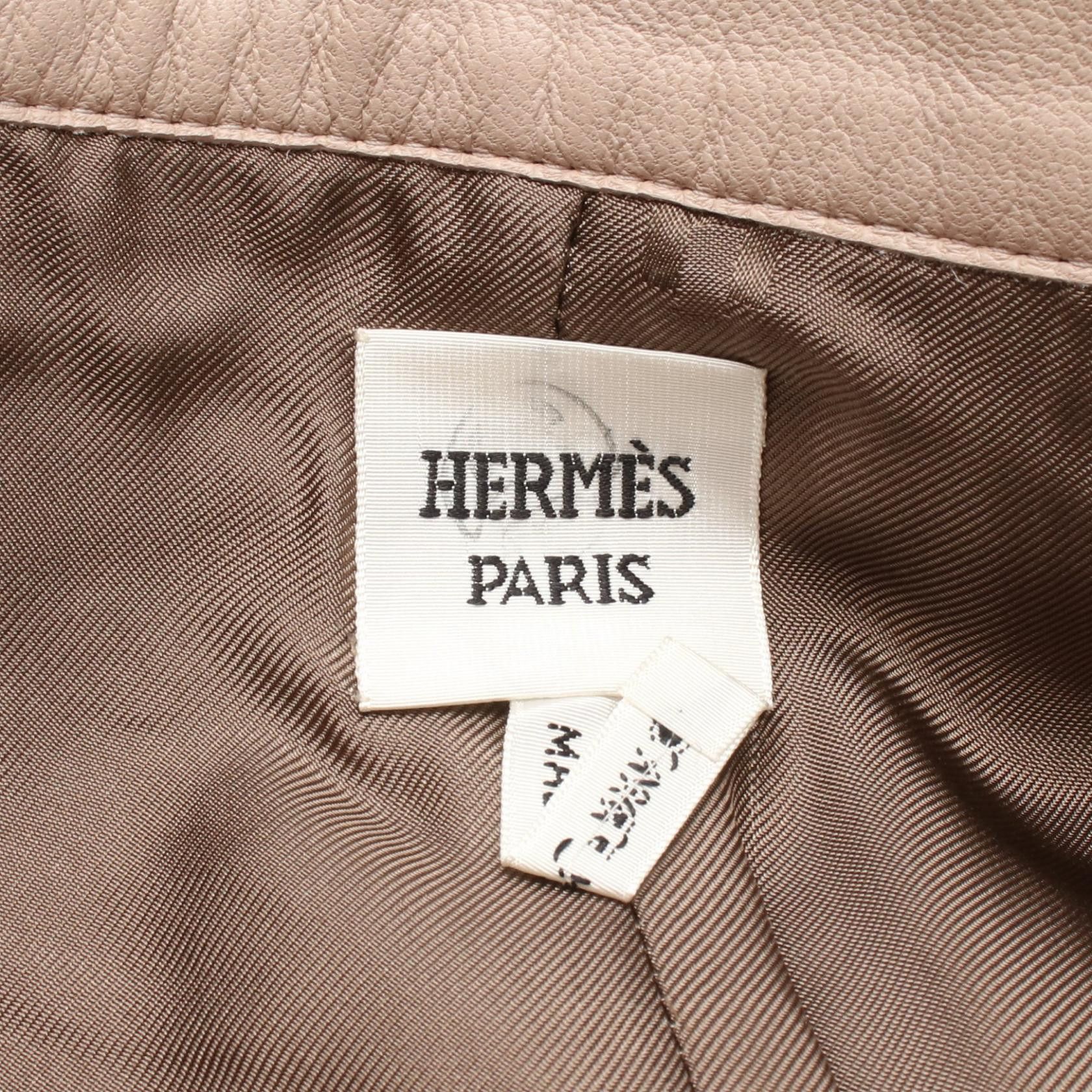 Hermes Hermes Hermes Leather Skirt Leather Skirts DUTY FREE for USA Size ONE SIZE - 3 Thumbnail
