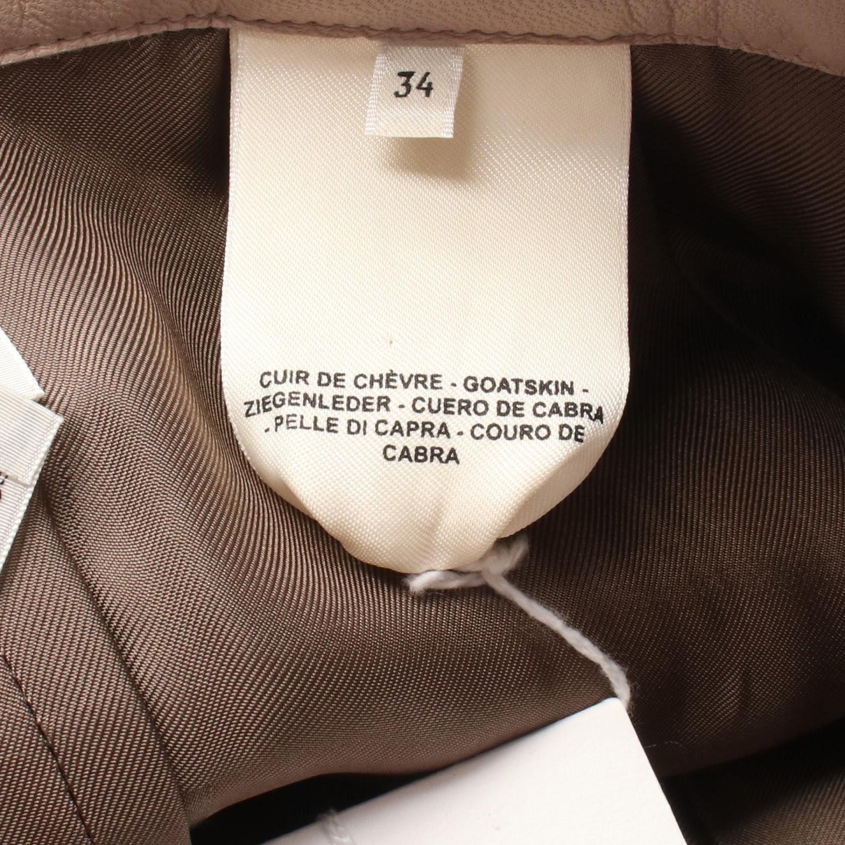 Hermes Hermes Hermes Leather Skirt Leather Skirts DUTY FREE for USA Size ONE SIZE - 4 Thumbnail