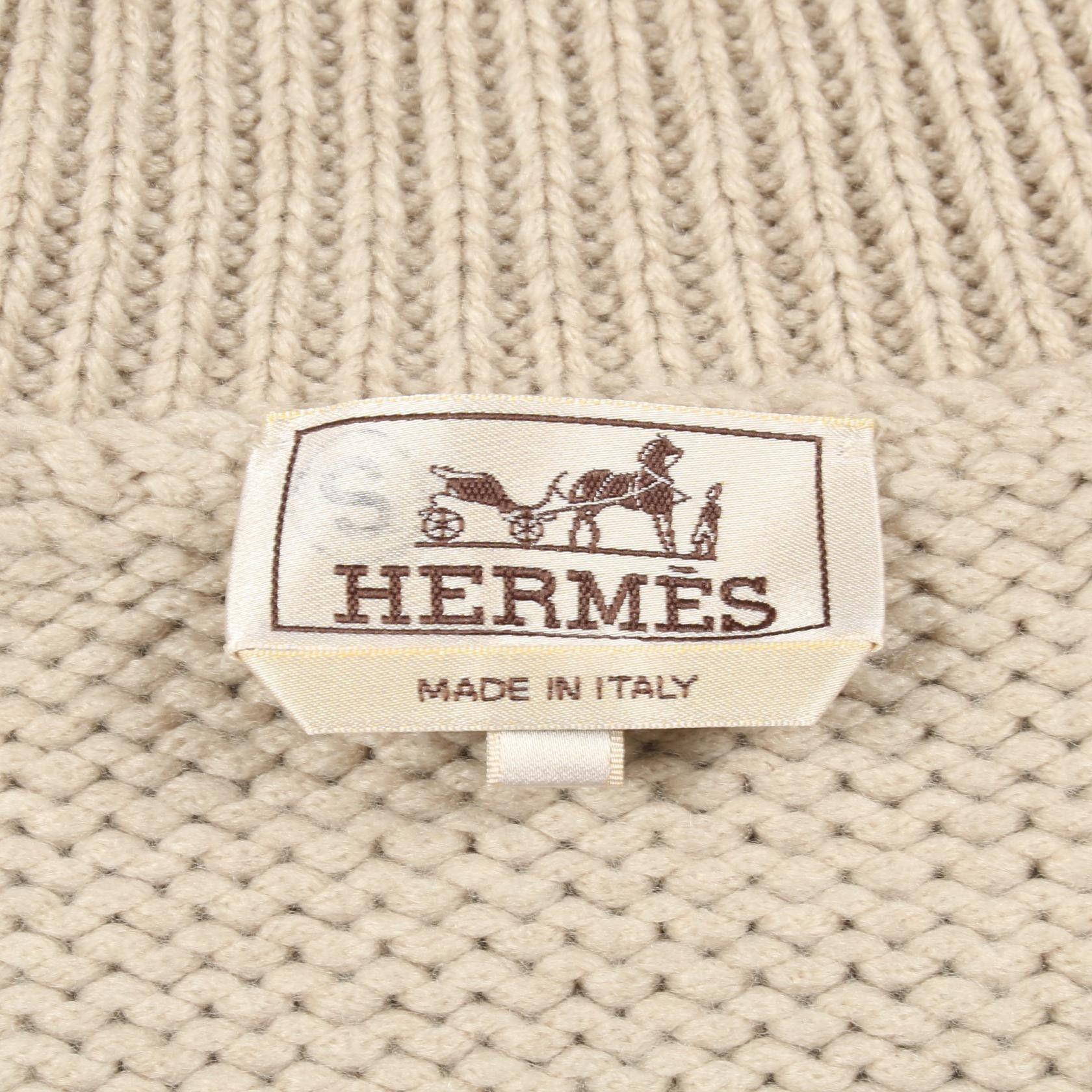 Hermes Hermes Hermes Decalcomanie Cashmere Knit Textile Tops DUTY FREE for USA Size ONE SIZE - 3 Thumbnail