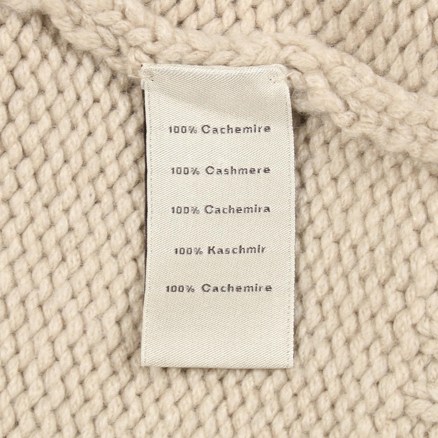 Hermes Hermes Hermes Decalcomanie Cashmere Knit Textile Tops DUTY FREE for USA Size ONE SIZE - 4 Thumbnail