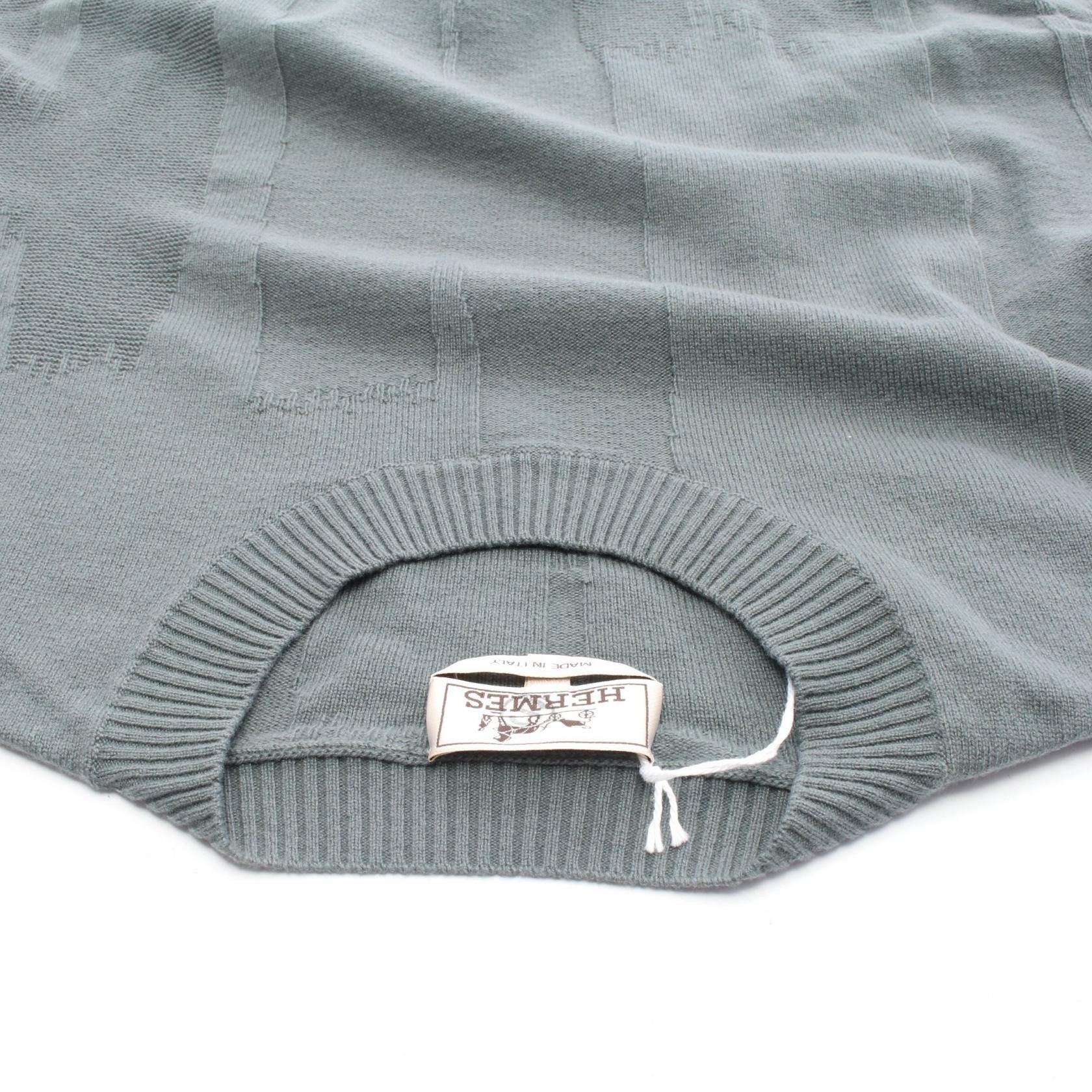 Hermes Hermes Hermes H Brush Wool Knit Top Textile Tops DUTY FREE for USA Size ONE SIZE - 5 Thumbnail