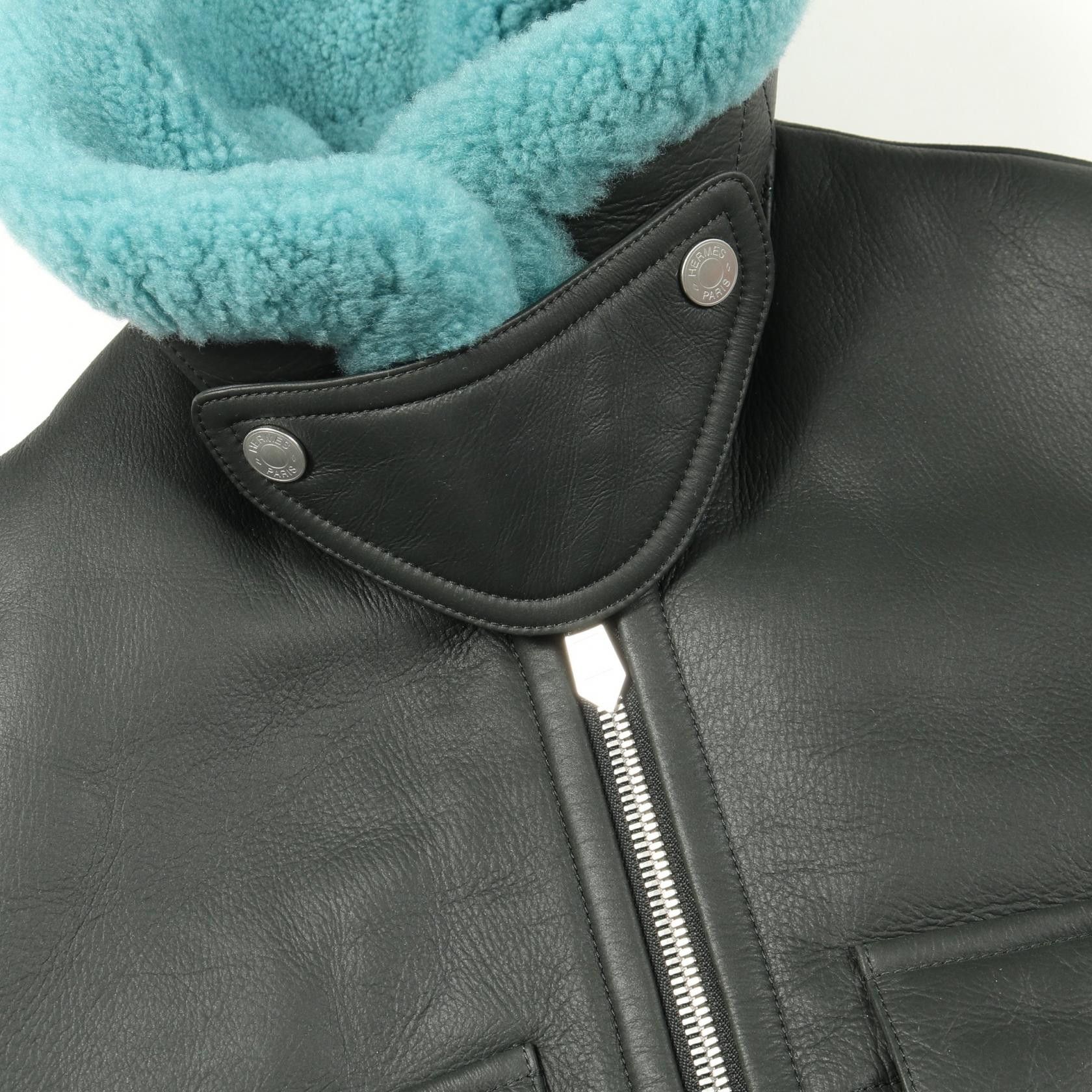 Hermes Hermes Hermes Shearling Coat Fur Outerwear DUTY FREE for USA Size ONE SIZE - 9 Thumbnail
