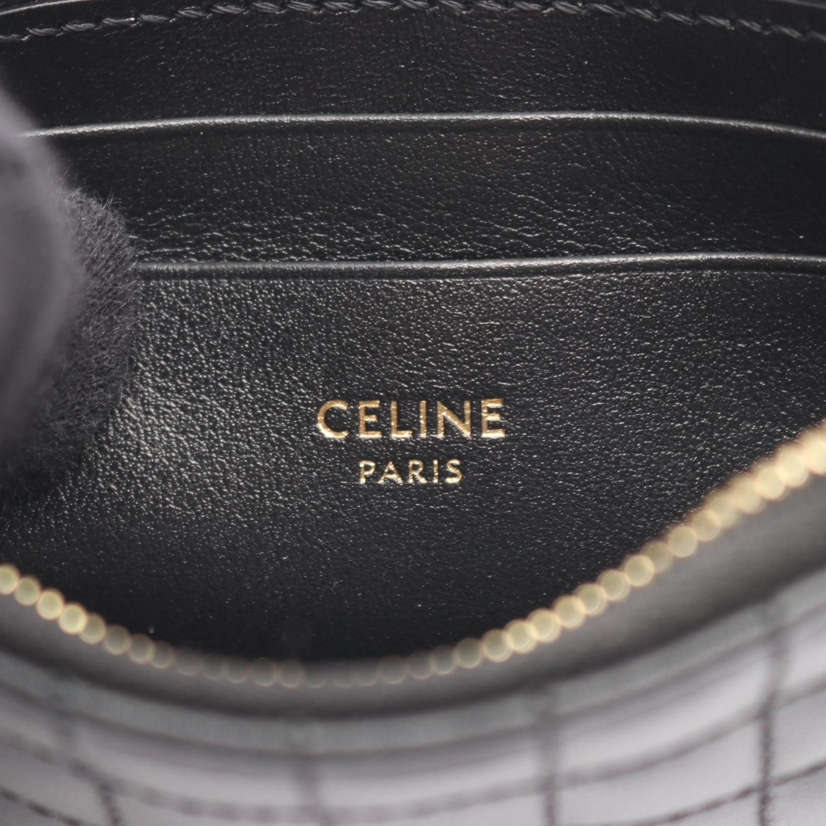 Celine Celine Celine Coin Card Pouch Leather Coin Case Leather Coin Case 10B823BFL.38NO DUTY FREE for USA Size ONE SIZE - 4 Thumbnail