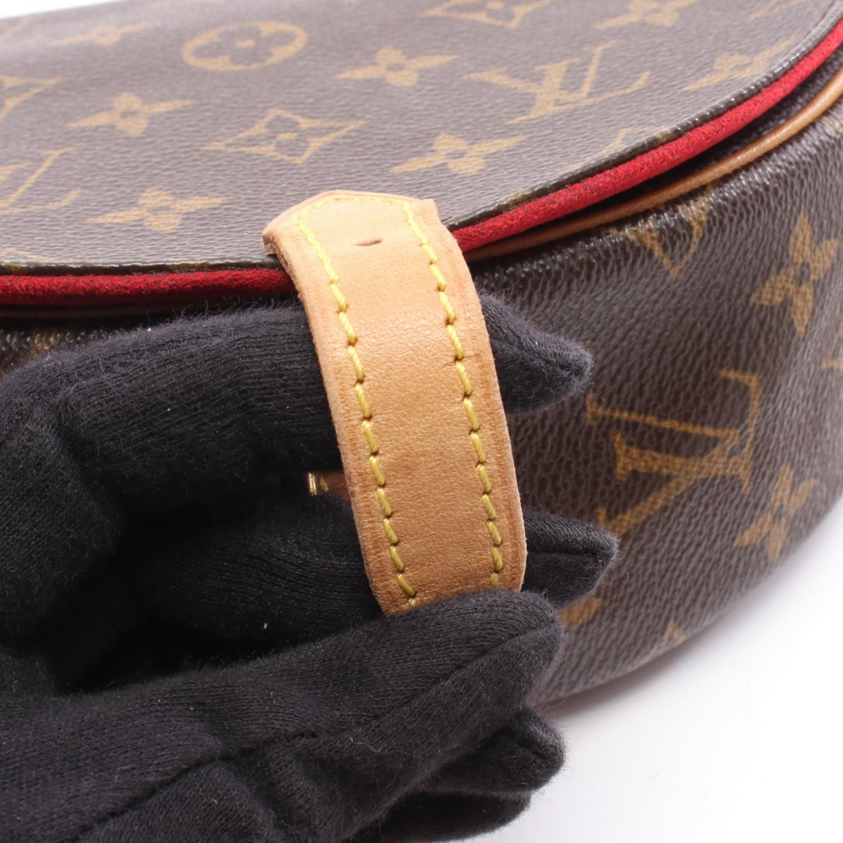 Louis Vuitton Louis Vuitton Louis Vuitton Tambourin Monogram Coated Canvas Leather Shoulder Bag Textile Shoulder Bag M51179 DUTY FREE for USA Size ONE SIZE - 6 Thumbnail