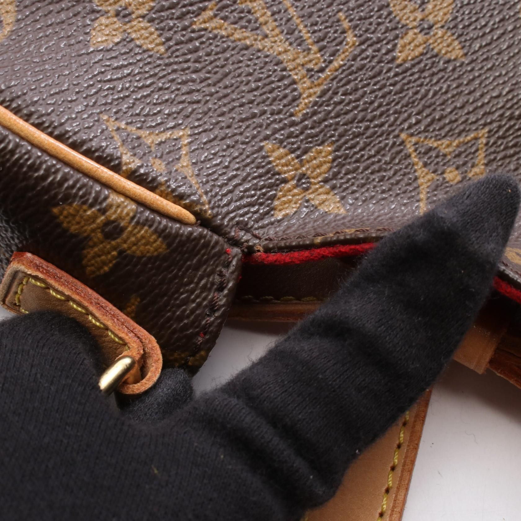 Louis Vuitton Louis Vuitton Louis Vuitton Tambourin Monogram Coated Canvas Leather Shoulder Bag Textile Shoulder Bag M51179 DUTY FREE for USA Size ONE SIZE - 7 Thumbnail