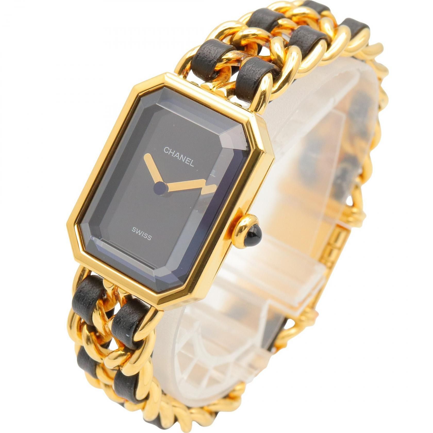 Chanel Chanel CHANEL Premiere Gold Plated Quartz Metal Quartz H0001 DUTY FREE for USA Size ONE SIZE - 2 Thumbnail
