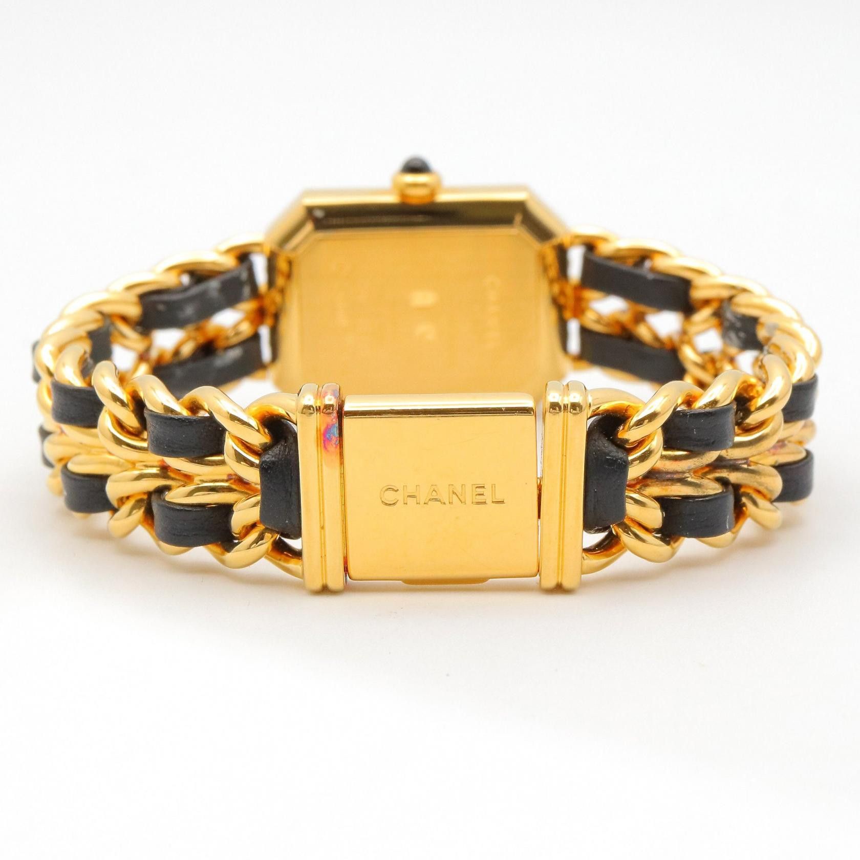 Chanel Chanel CHANEL Premiere Gold Plated Quartz Metal Quartz H0001 DUTY FREE for USA Size ONE SIZE - 4 Thumbnail