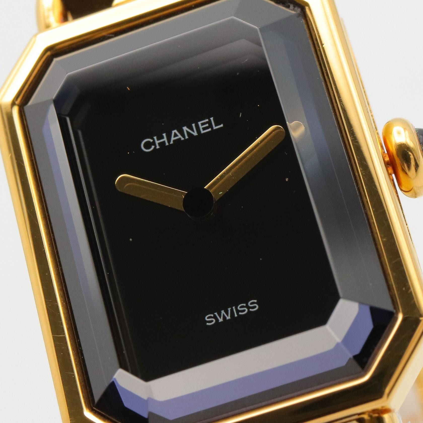 Chanel Chanel CHANEL Premiere Gold Plated Quartz Metal Quartz H0001 DUTY FREE for USA Size ONE SIZE - 8 Thumbnail