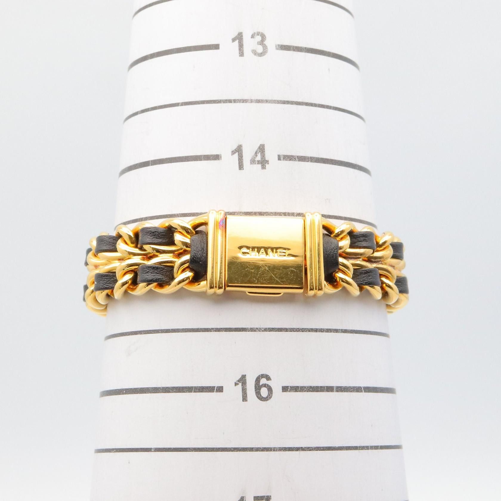 Chanel Chanel CHANEL Premiere Gold Plated Quartz Metal Quartz H0001 DUTY FREE for USA Size ONE SIZE - 7 Thumbnail