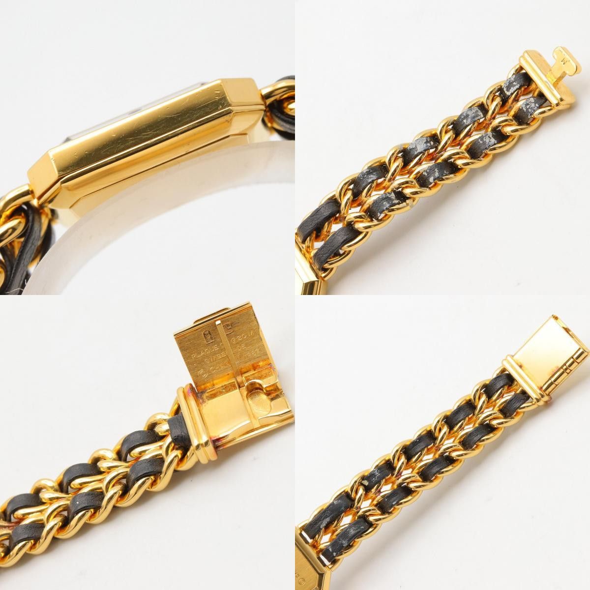 Chanel Chanel CHANEL Premiere Gold Plated Quartz Metal Quartz H0001 DUTY FREE for USA Size ONE SIZE - 10 Thumbnail