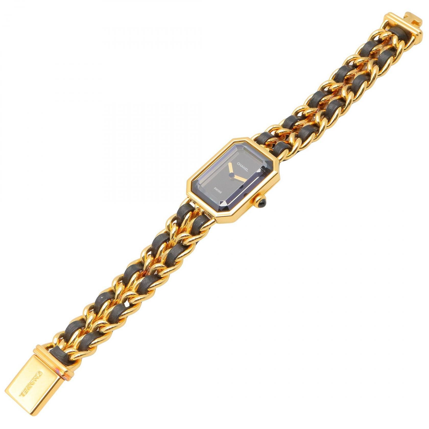 Chanel Chanel CHANEL Premiere Gold Plated Quartz Metal Quartz H0001 DUTY FREE for USA Size ONE SIZE - 3 Thumbnail