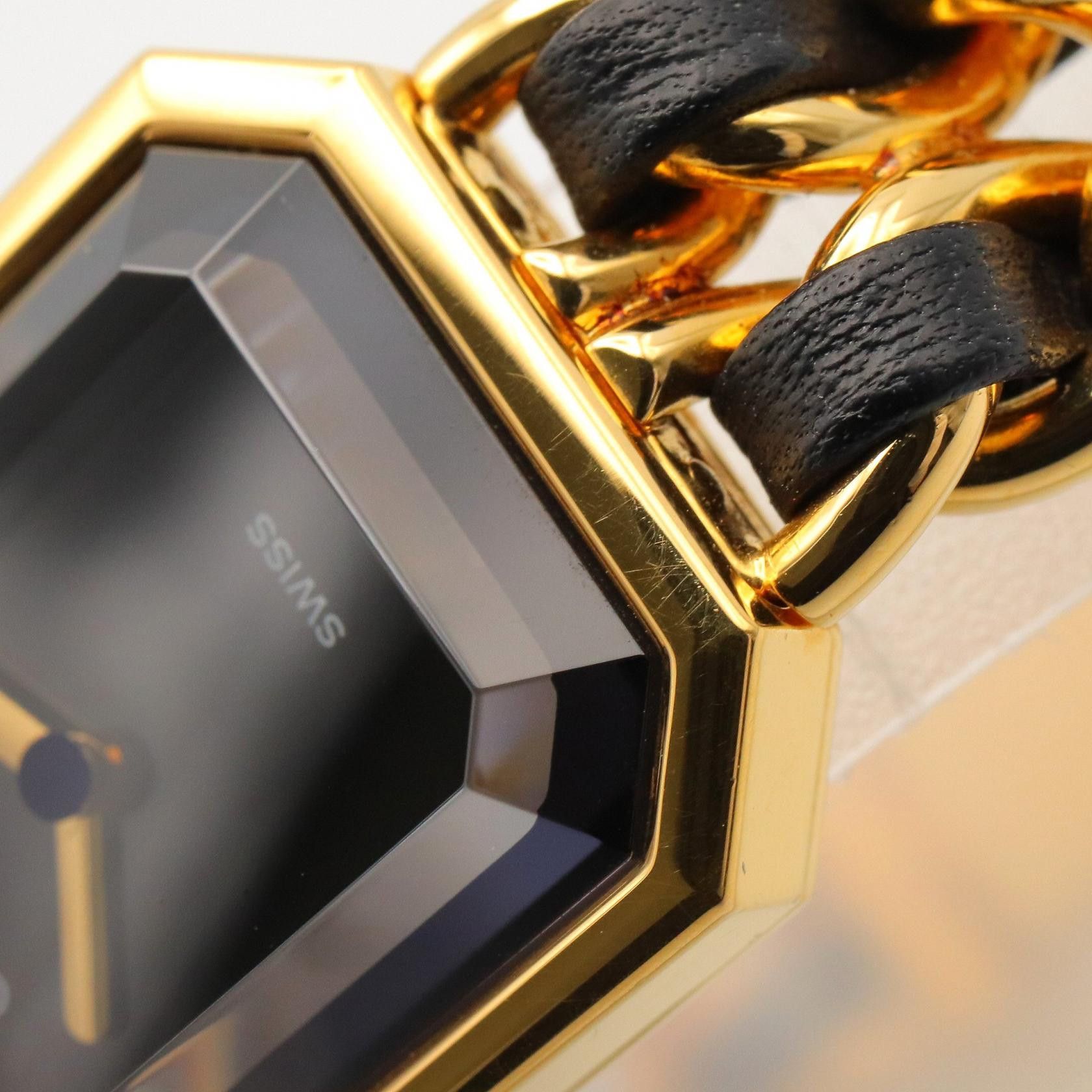 Chanel Chanel CHANEL Premiere Gold Plated Quartz Metal Quartz H0001 DUTY FREE for USA Size ONE SIZE - 9 Thumbnail