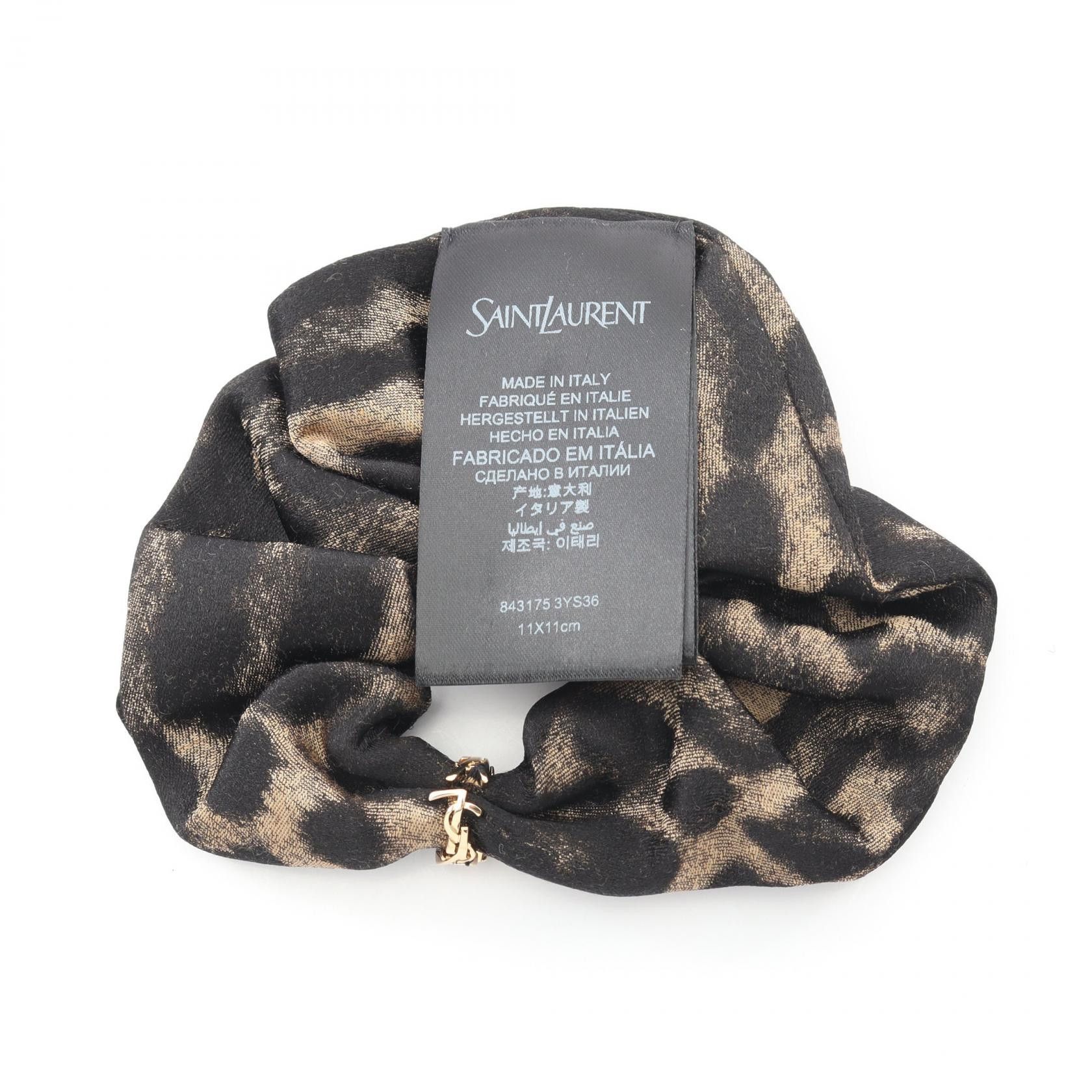 Yves Saint Laurent Yves Saint Laurent Saint Laurent Paris Cassandra Silk Cashmere Hair Accessory Textile Tops 8431753YS369780 DUTY FREE for USA Size ONE SIZE - 2 Thumbnail