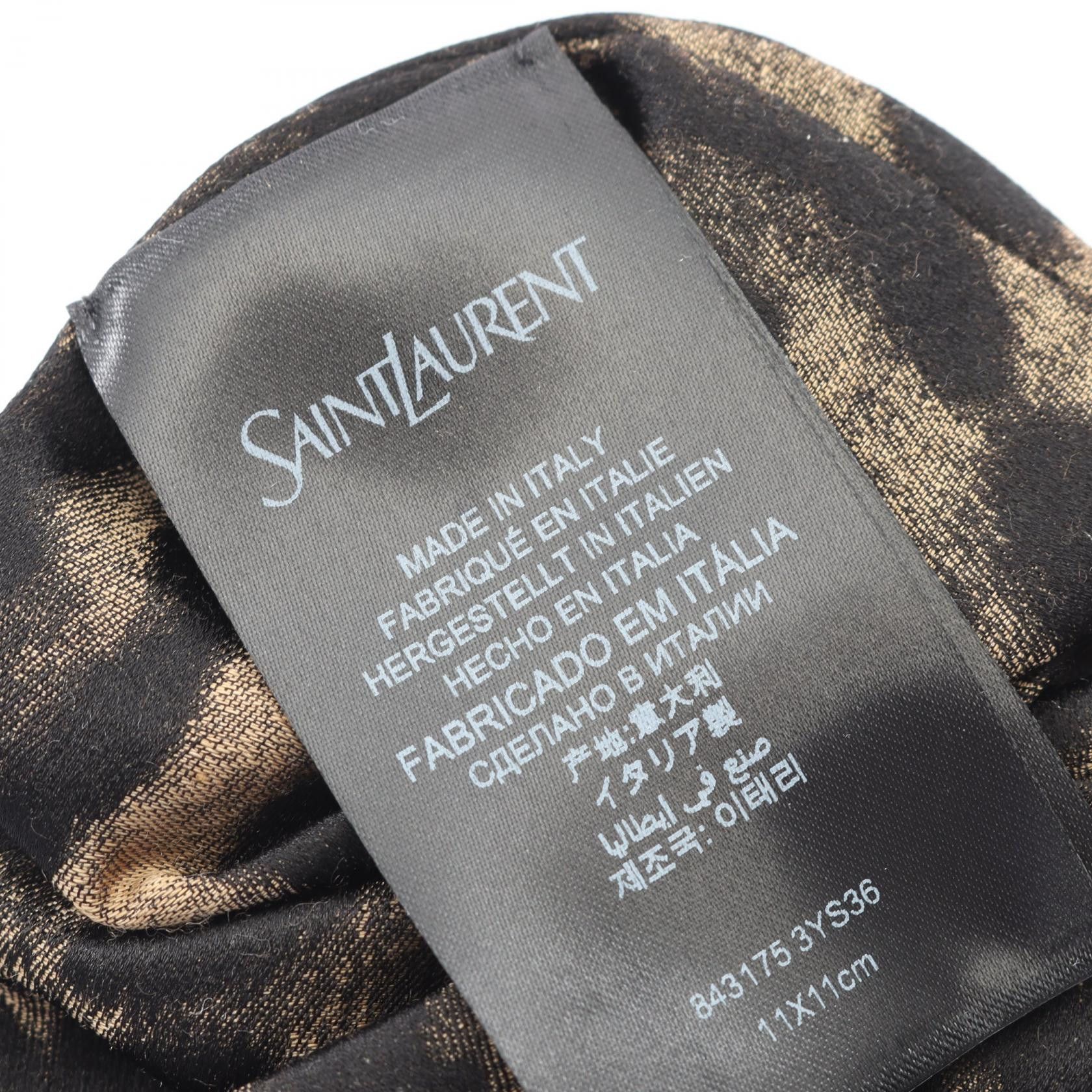 Yves Saint Laurent Yves Saint Laurent Saint Laurent Paris Cassandra Silk Cashmere Hair Accessory Textile Tops 8431753YS369780 DUTY FREE for USA Size ONE SIZE - 3 Thumbnail