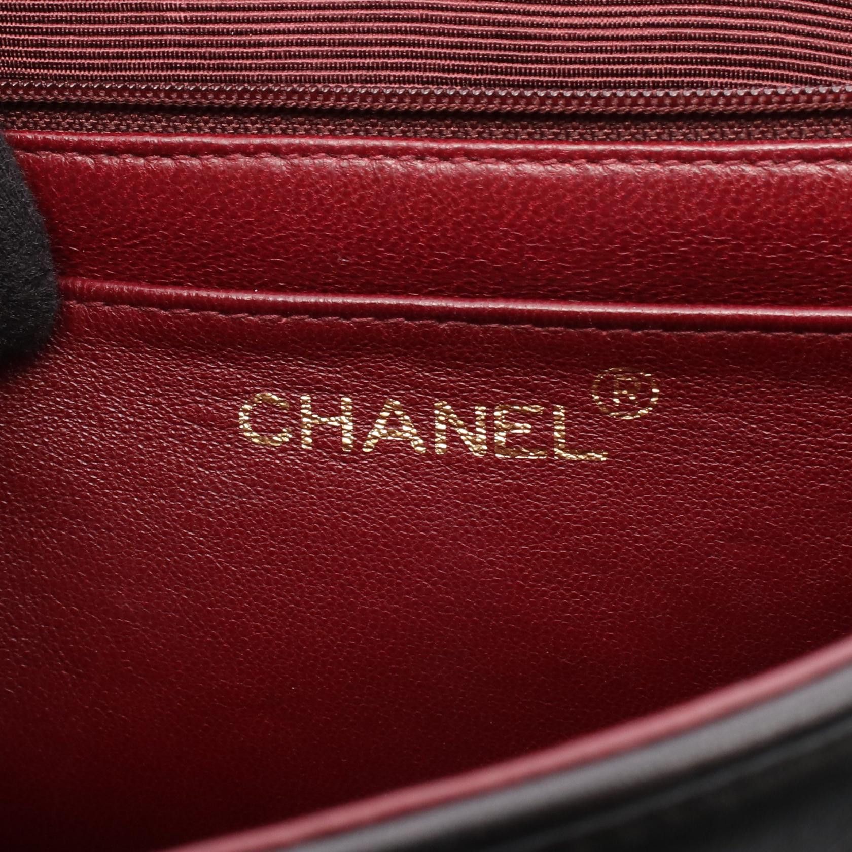 Chanel Chanel Chanel Mademoiselle Lambskin Handbag Leather Handbag DUTY FREE for USA Size ONE SIZE - 4 Thumbnail