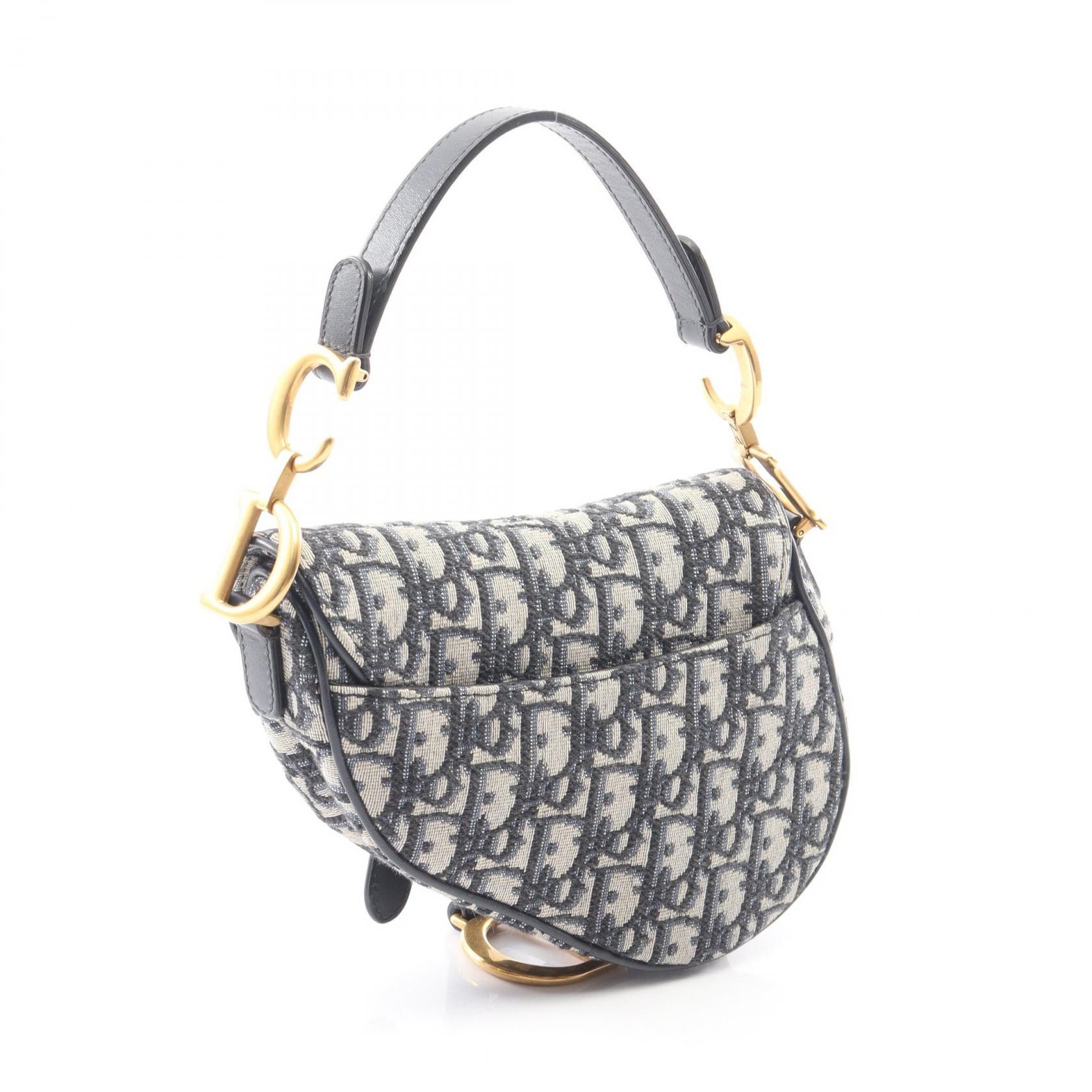 Dior Dior Dior Saddle Bag Oblique Jacquard Canvas Handbag Textile Handbag DUTY FREE for USA Size ONE SIZE - 2 Thumbnail