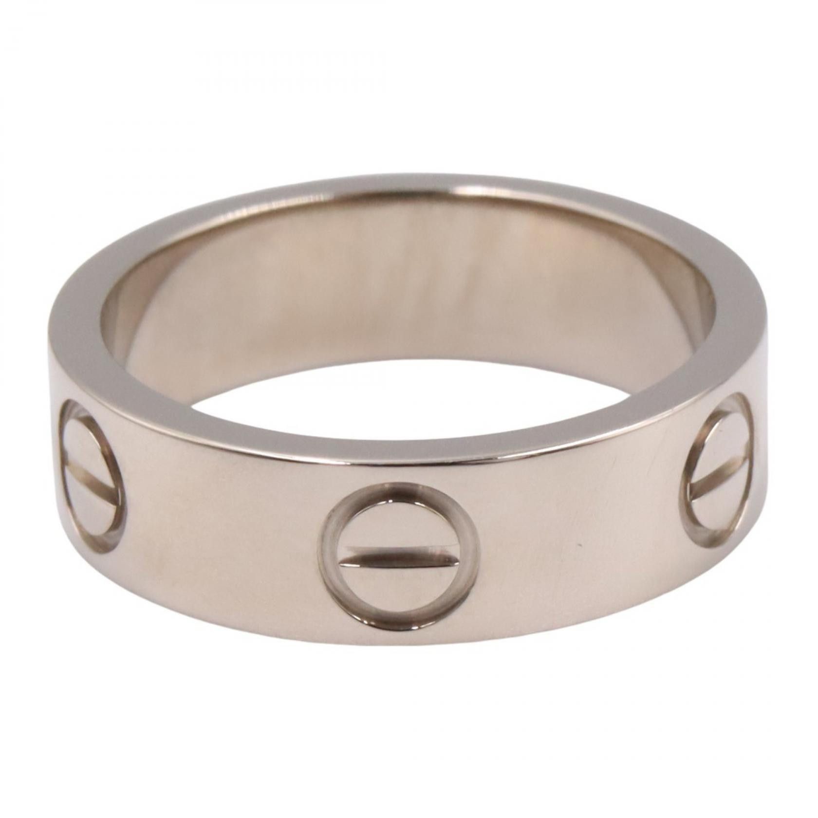 Cartier Cartier Cartier Love Au750 White Gold Ring Size 9 Precious Metal Ring B4084700 DUTY FREE for USA Size ONE SIZE - 2 Thumbnail