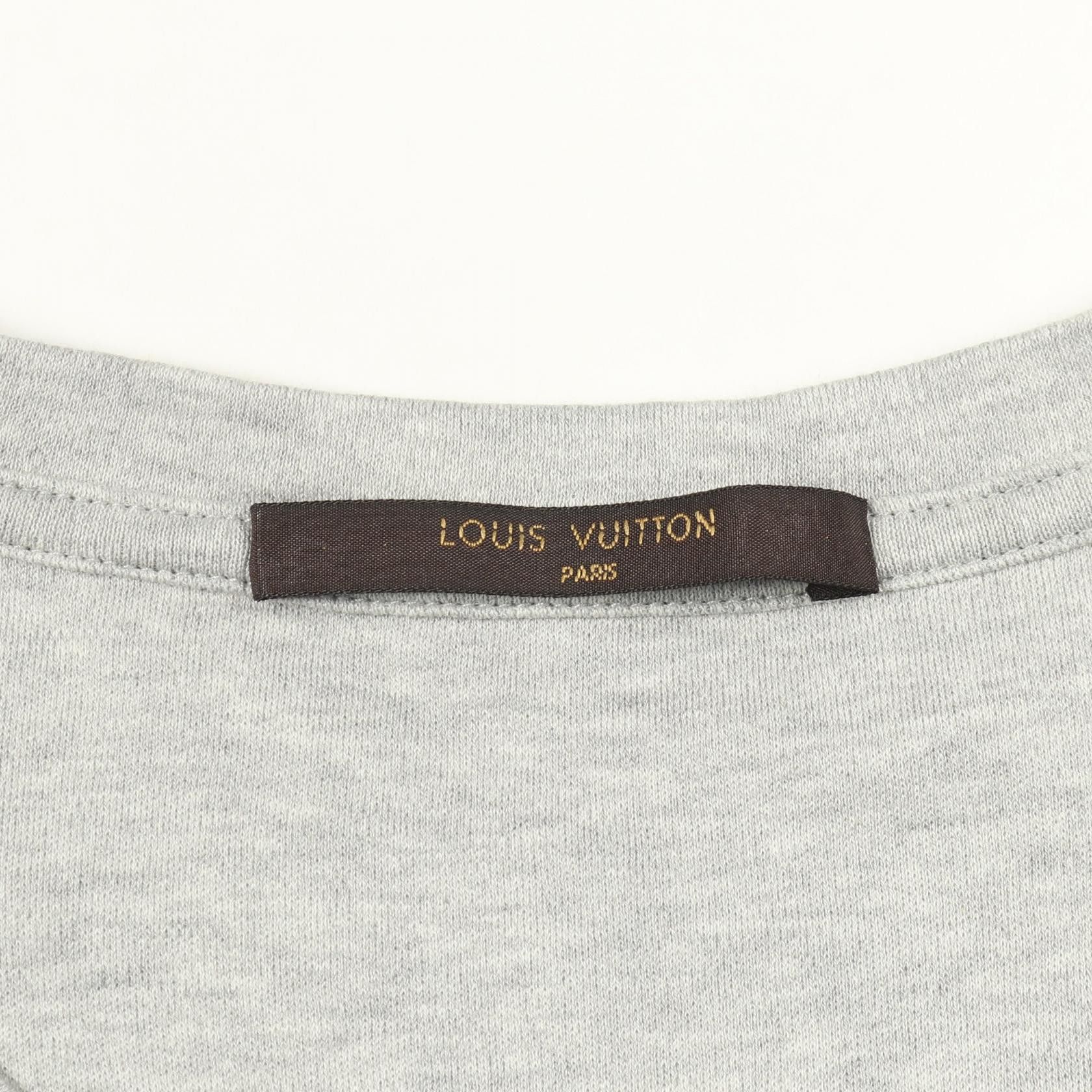 Louis Vuitton Louis Vuitton Louis Vuitton Damier Cotton T Shirt Textile T-Shirts RM131M H3JR09CMS DUTY FREE for USA Size ONE SIZE - 3 Thumbnail