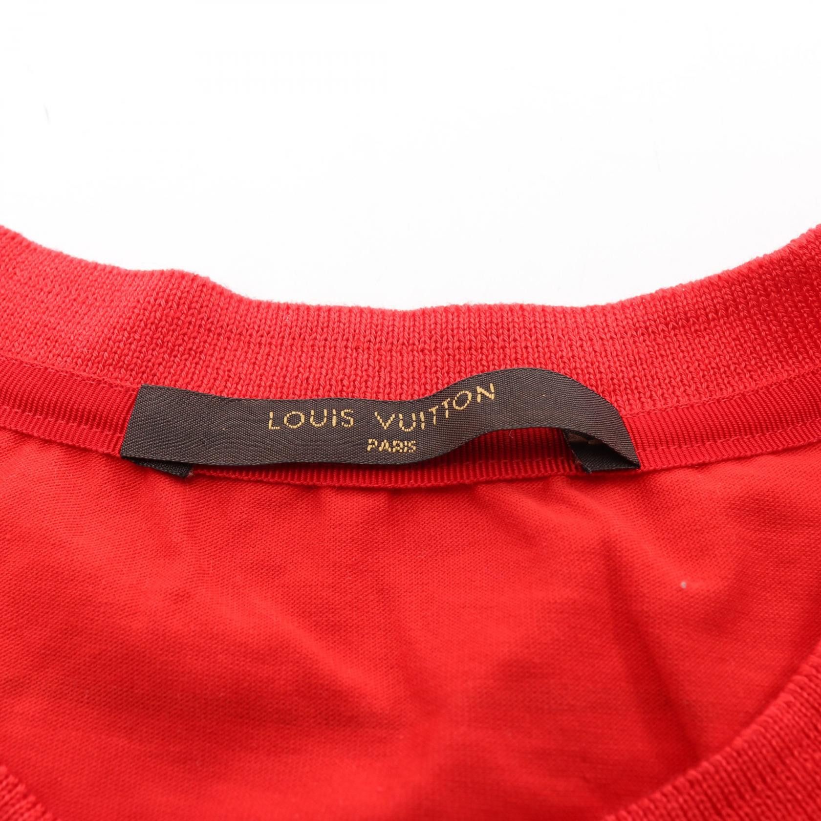 Louis Vuitton Louis Vuitton Louis Vuitton Embroidered Cotton T Shirt Textile T-Shirts DUTY FREE for USA Size ONE SIZE - 3 Thumbnail