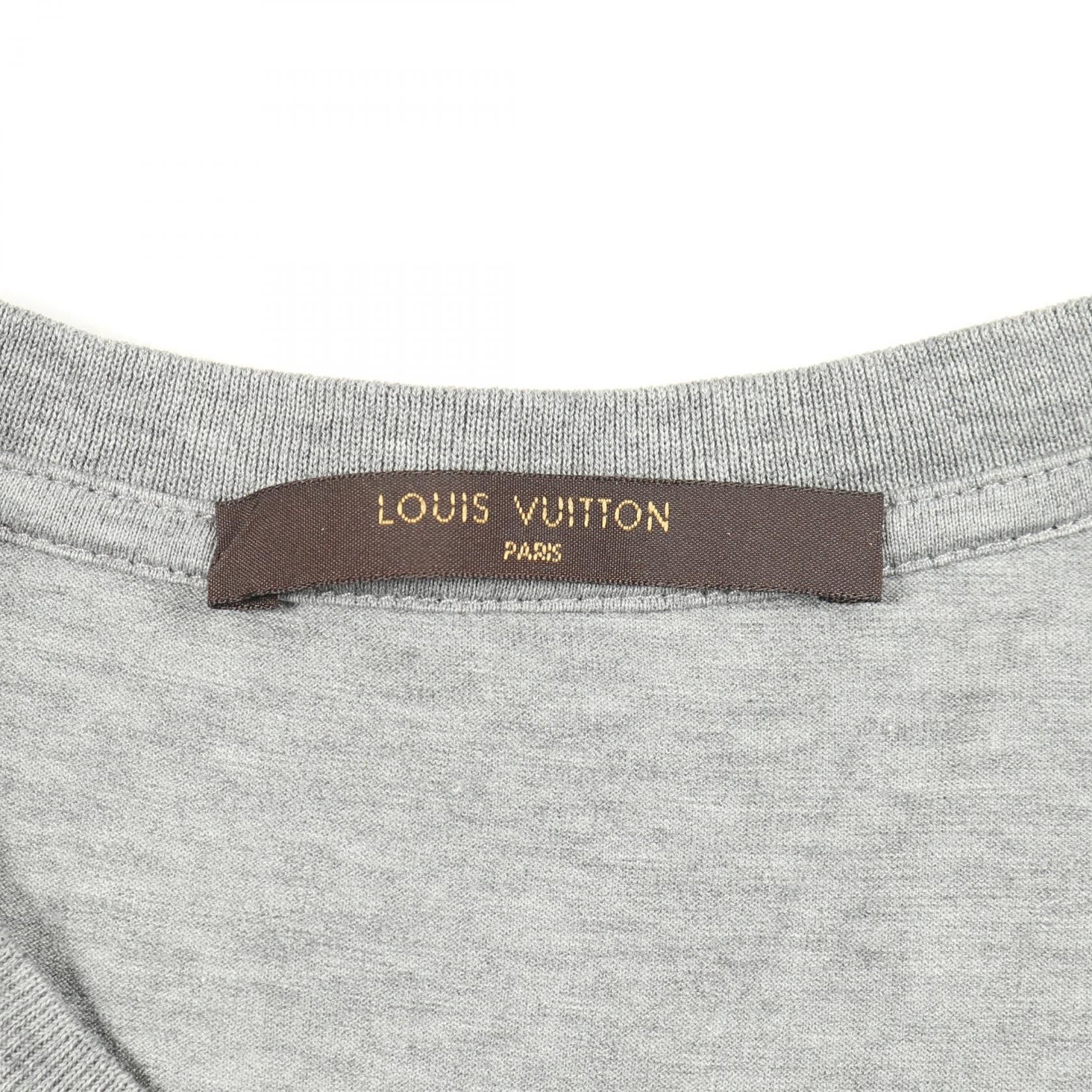 Louis Vuitton Louis Vuitton Louis Vuitton Cotton T Shirt Textile T-Shirts RM141M H5JR14JEZ DUTY FREE for USA Size ONE SIZE - 3 Thumbnail