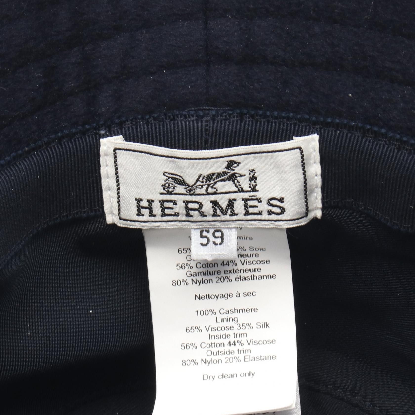 Hermes Hermes Hermes Fred Quaterbrush Cashmere Hat Textile Hats DUTY FREE for USA Size ONE SIZE - 4 Thumbnail