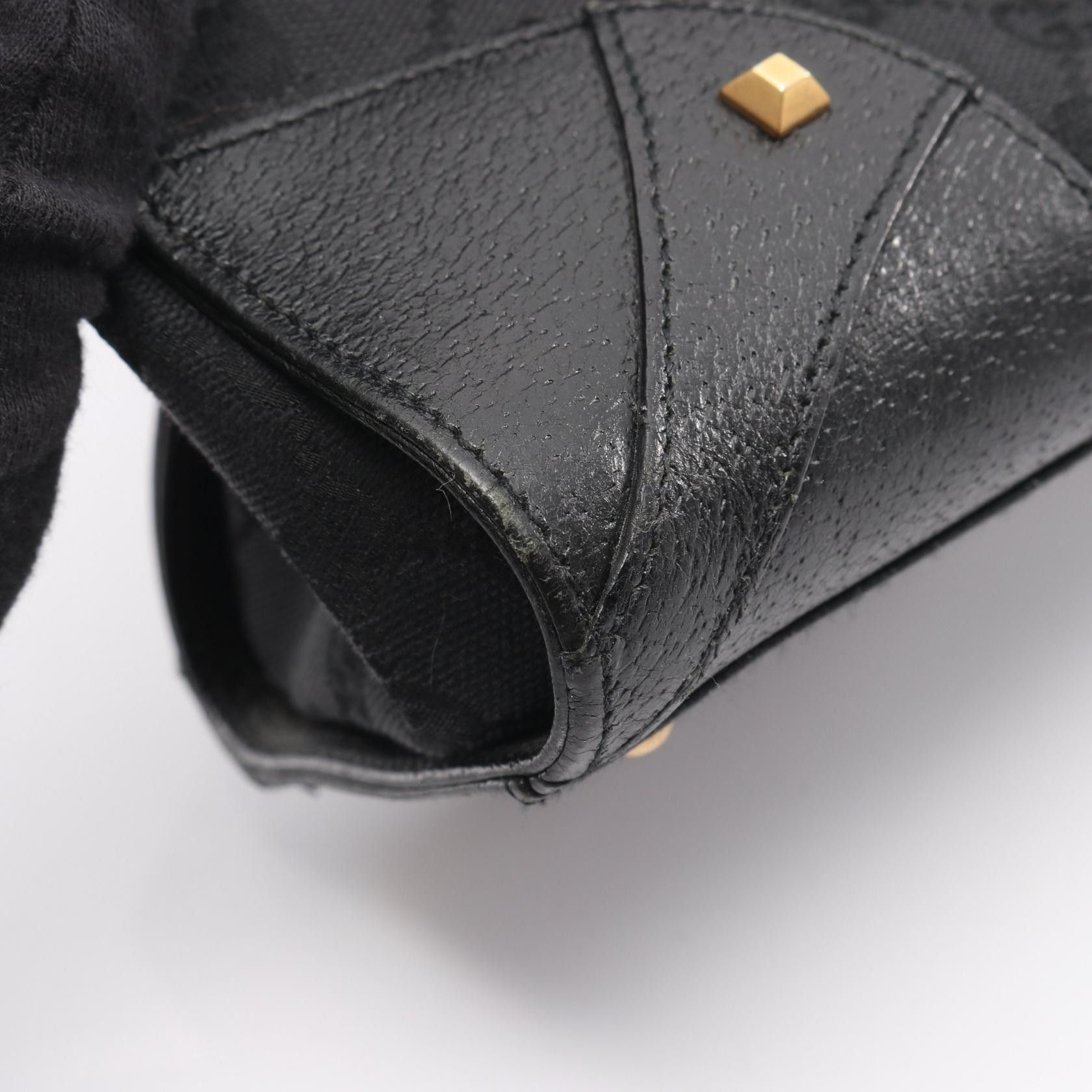 Gucci Gucci Gucci GG Canvas Handbag Textile Handbag 120897 DUTY FREE for USA Size ONE SIZE - 7 Thumbnail