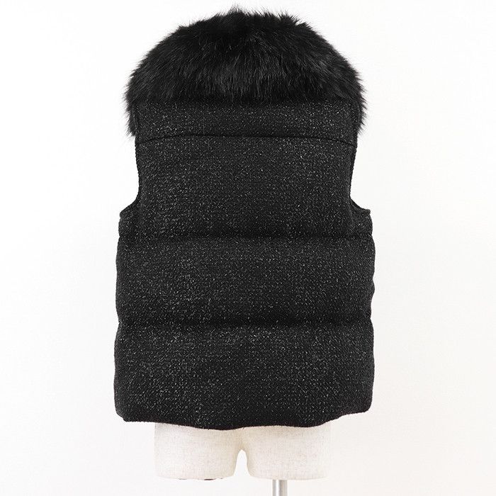Moncler Moncler Moncler CARRELET GILET wool nylon down vest Textile Outerwear CARRELET GILET DUTY FREE for USA Size ONE SIZE - 6 Thumbnail