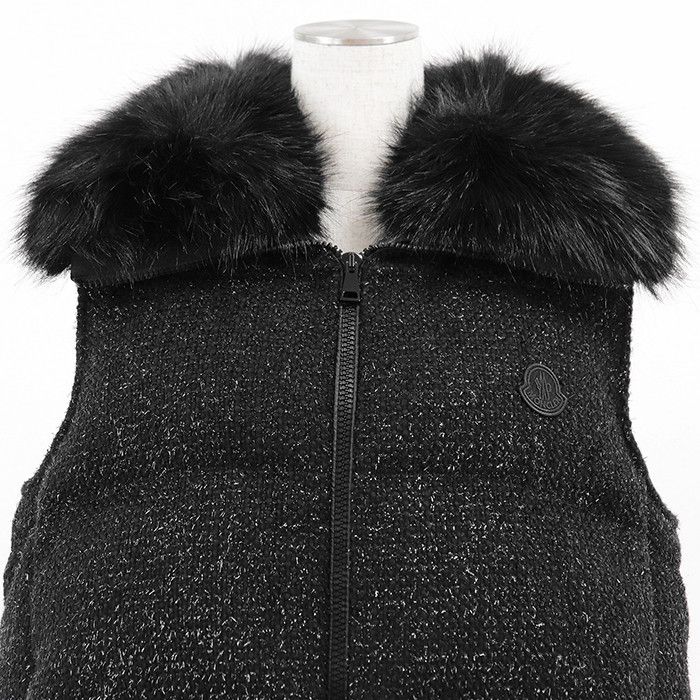 Moncler Moncler Moncler CARRELET GILET wool nylon down vest Textile Outerwear CARRELET GILET DUTY FREE for USA Size ONE SIZE - 2 Thumbnail