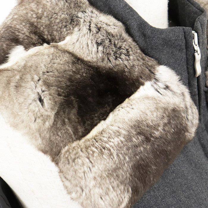 Other Other Foxey Stretch Wool Padded Vest Textile Outerwear DUTY FREE for USA Size ONE SIZE - 3 Thumbnail
