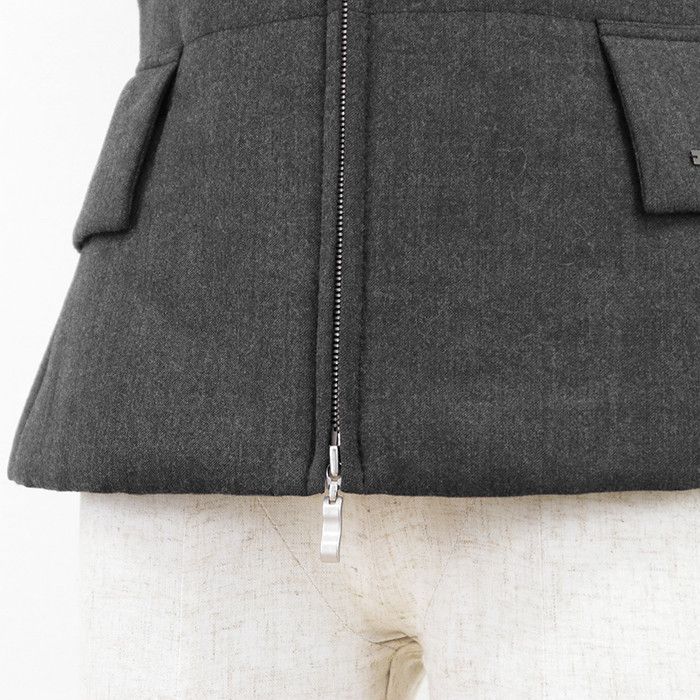 Other Other Foxey Stretch Wool Padded Vest Textile Outerwear DUTY FREE for USA Size ONE SIZE - 14 Thumbnail