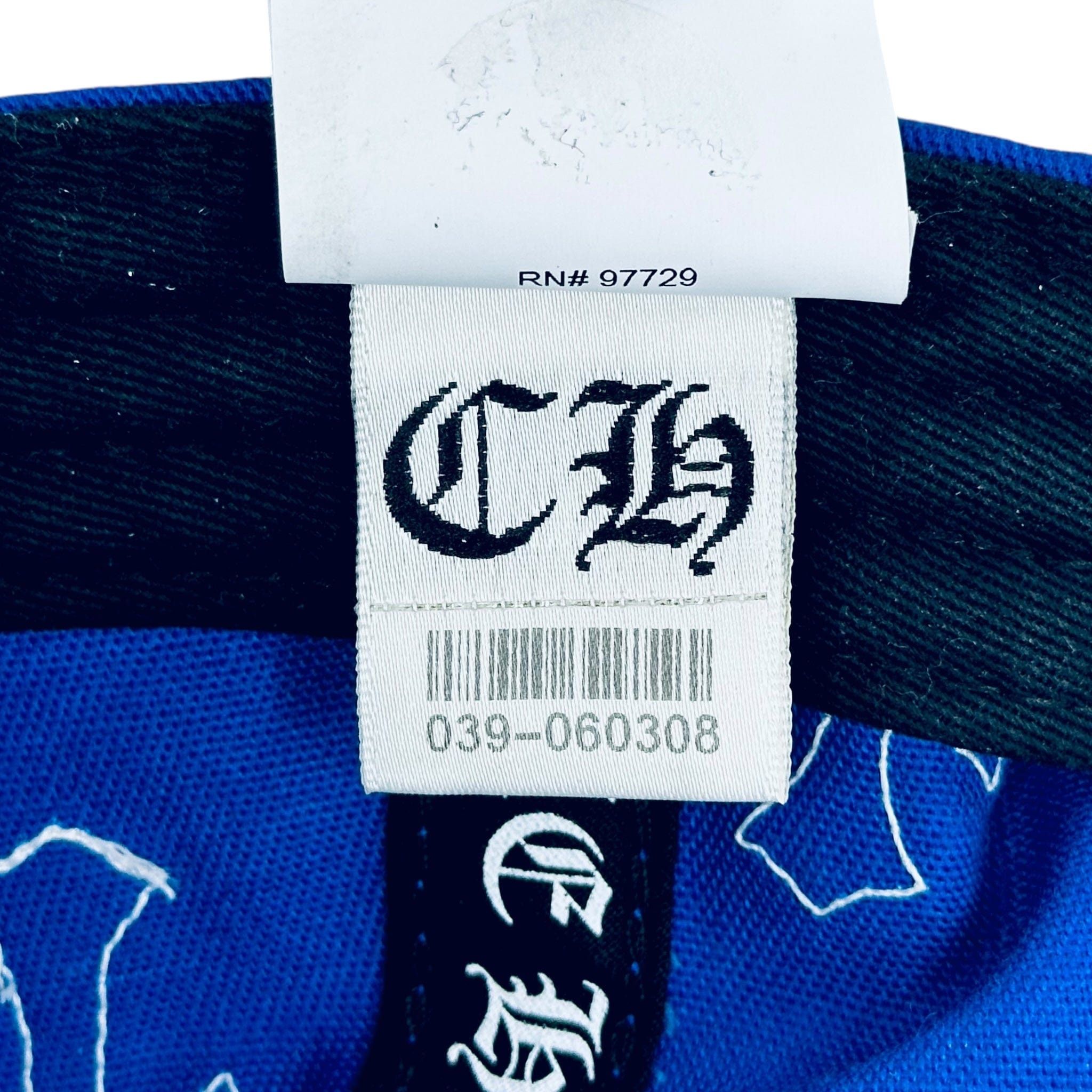 Chrome Hearts Leather Cross Patch Embroidered CH Logo Baseball Hat Blue W Size ONE SIZE - 11 Thumbnail