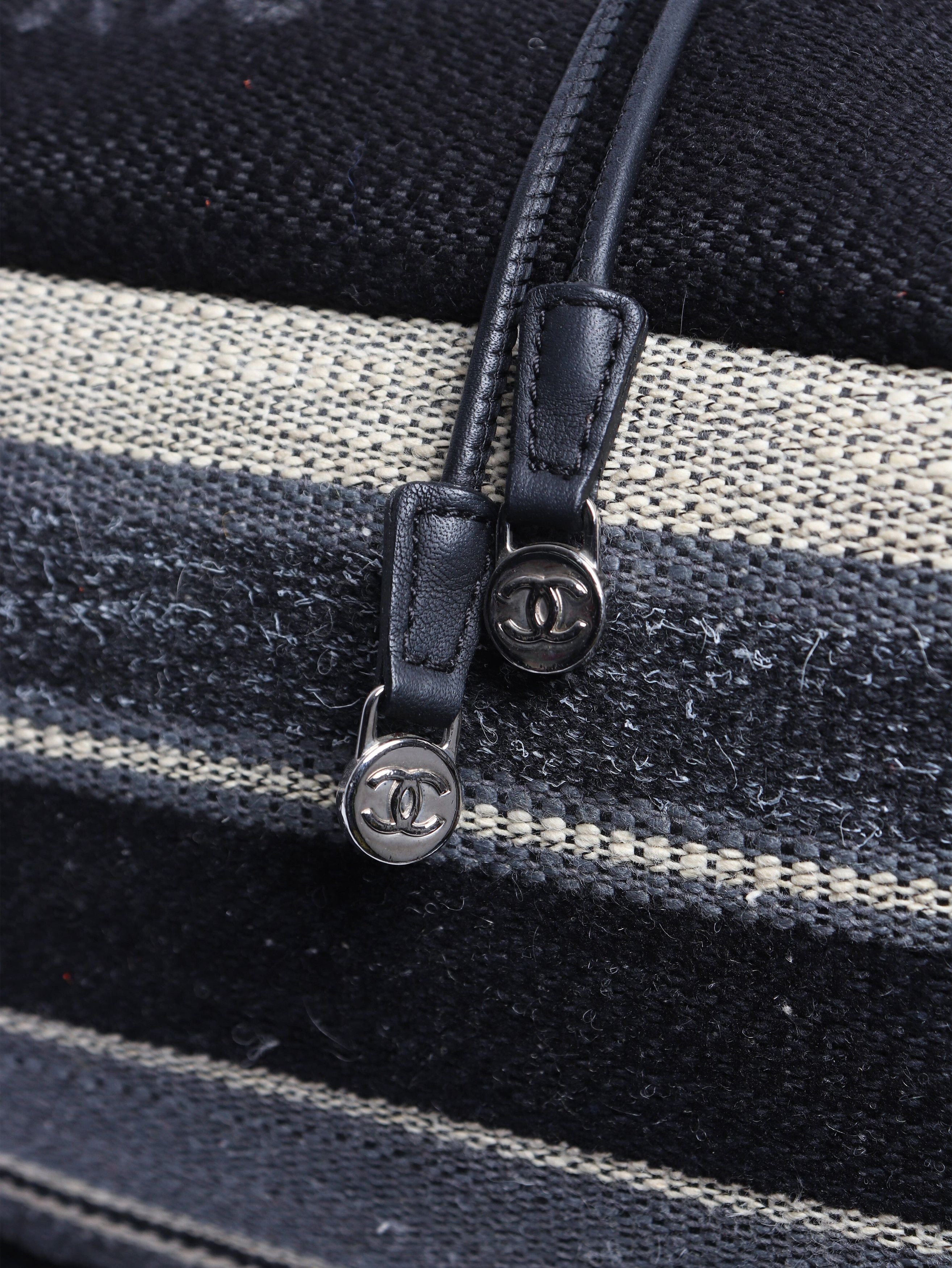 Chanel Black 2018 Rue Cambon canvas backpack Size ONE SIZE - 7 Thumbnail