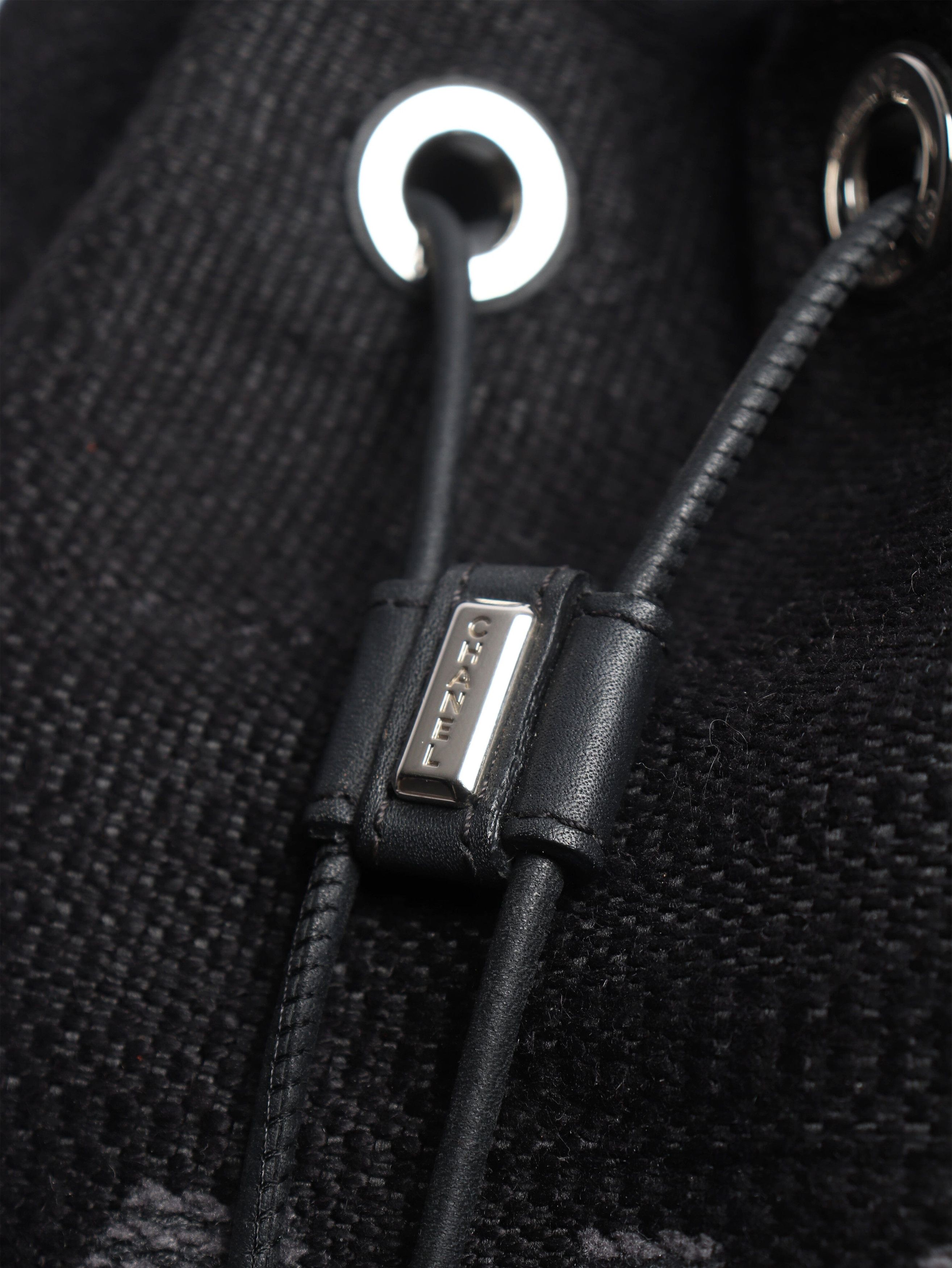Chanel Black 2018 Rue Cambon canvas backpack Size ONE SIZE - 3 Thumbnail
