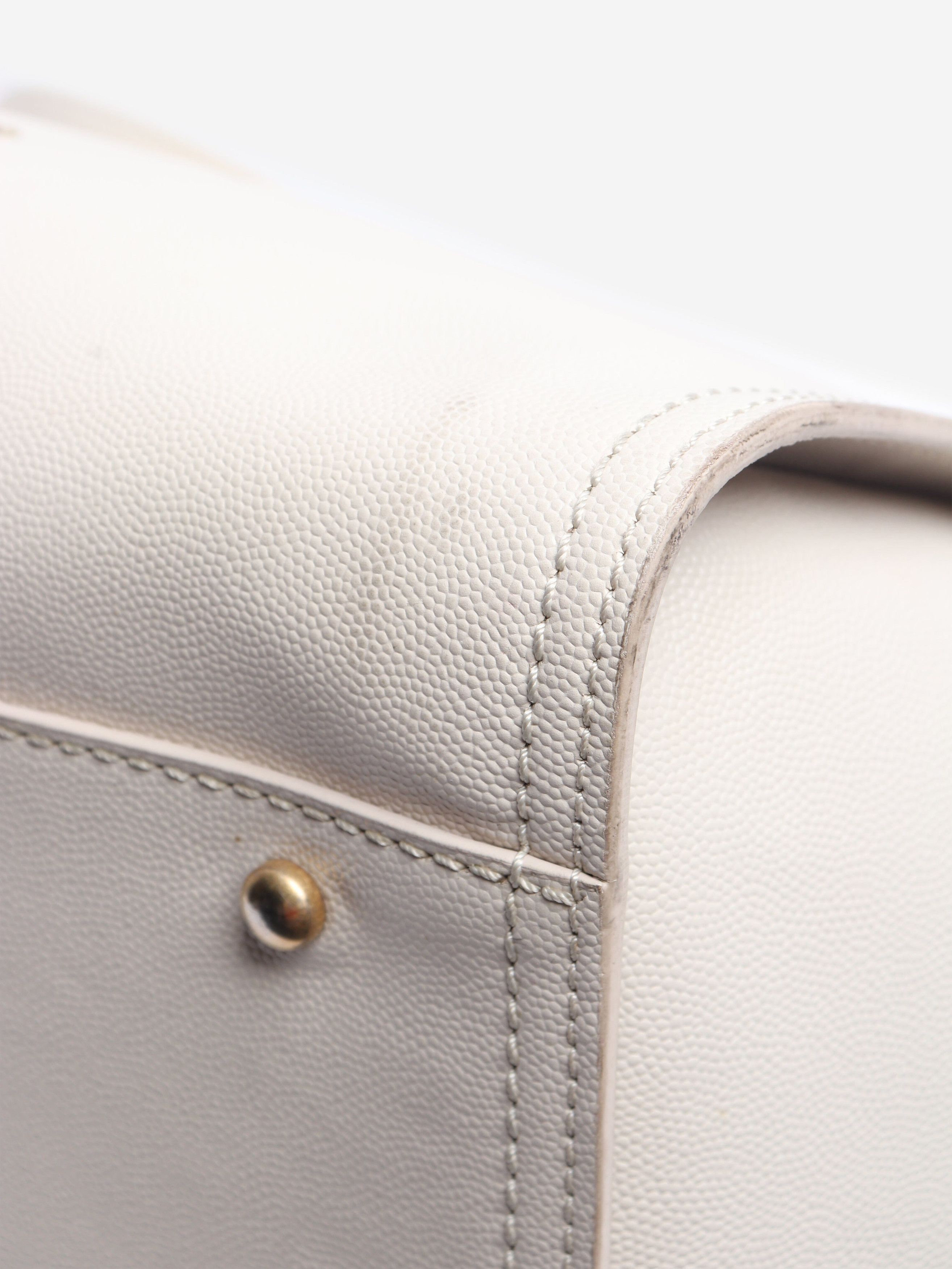 Chanel Cream 2018 studded leather Deauville tote Size ONE SIZE - 5 Thumbnail