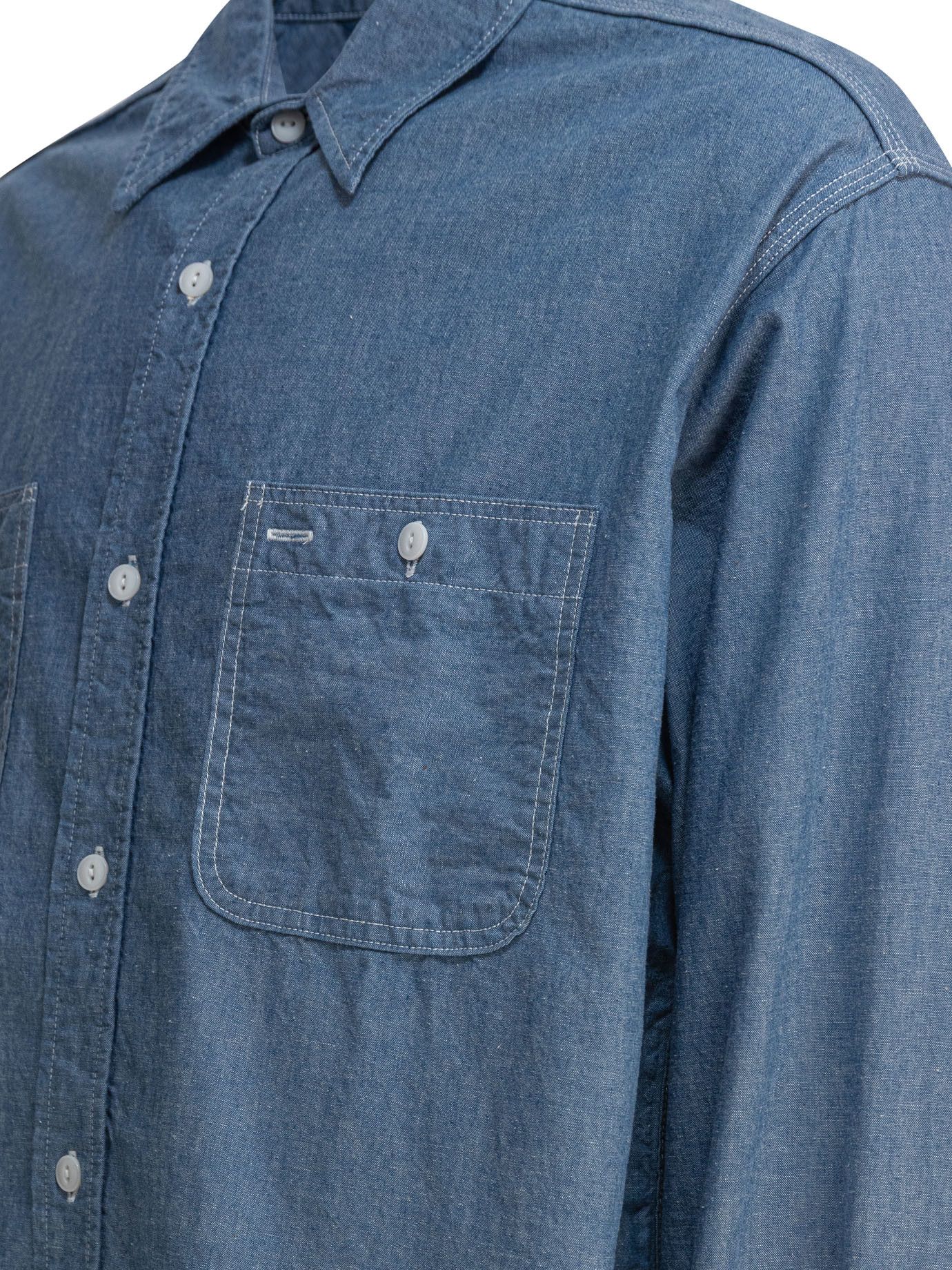 Beams Plus Beams Plus Work Chambray Shirt tag size S Men - USA Duties Paid Size US S / EU 44-46 / 1 - 4 Thumbnail