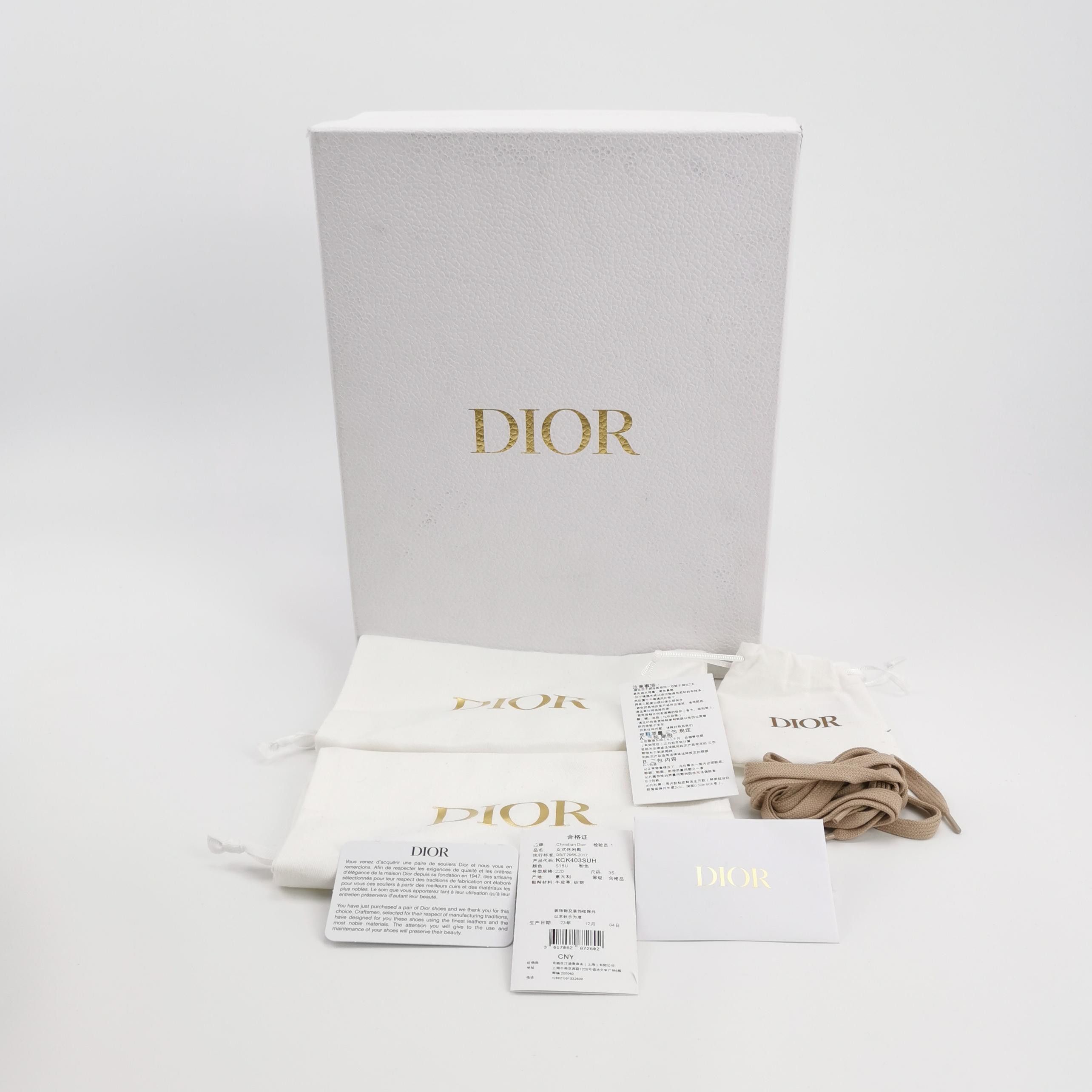Dior Dior Women 5 Lowtop Sneakers Size US 5 / IT 35 - 6 Thumbnail