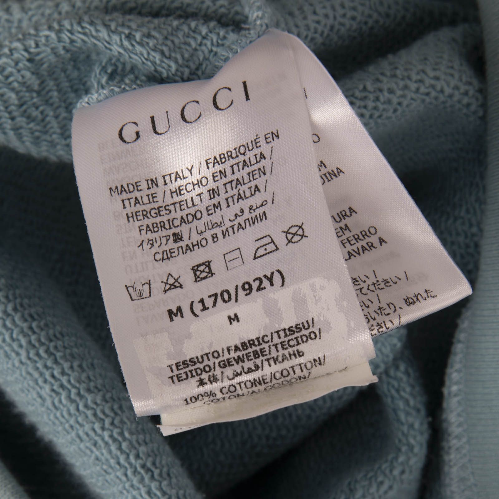 Gucci Blue Cropped Jersey Top Size M / US 6-8 / IT 42-44 - 5 Thumbnail