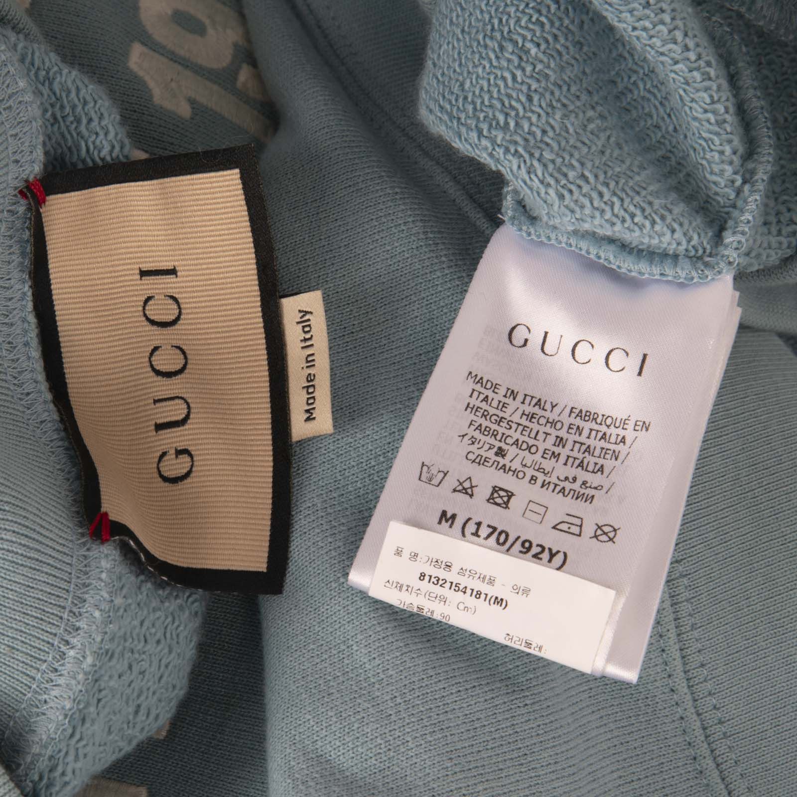 Gucci Blue Cropped Jersey Top Size M / US 6-8 / IT 42-44 - 4 Thumbnail