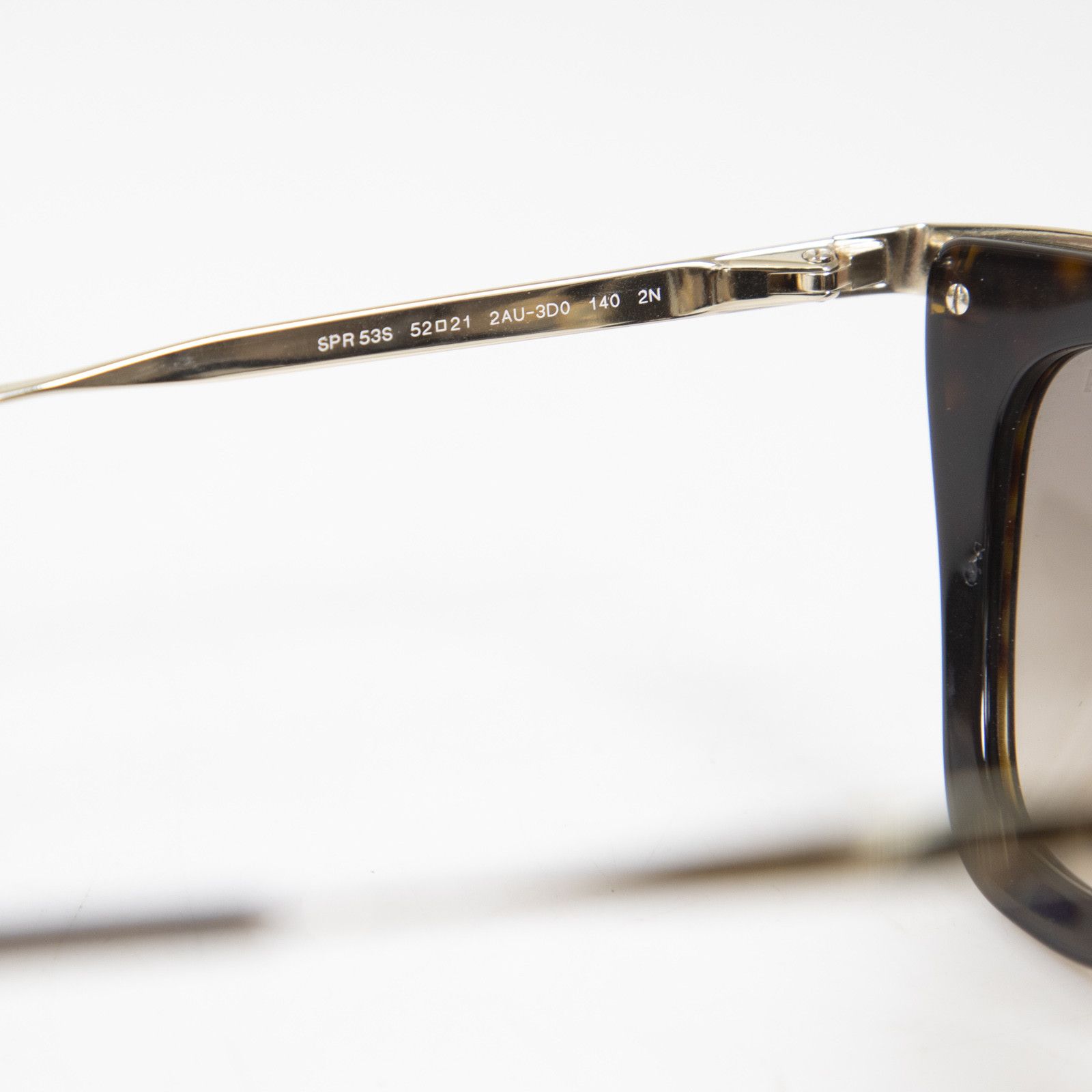 Prada Tortoiseshell Gold Detail Sunglasses Size ONE SIZE - 8 Thumbnail